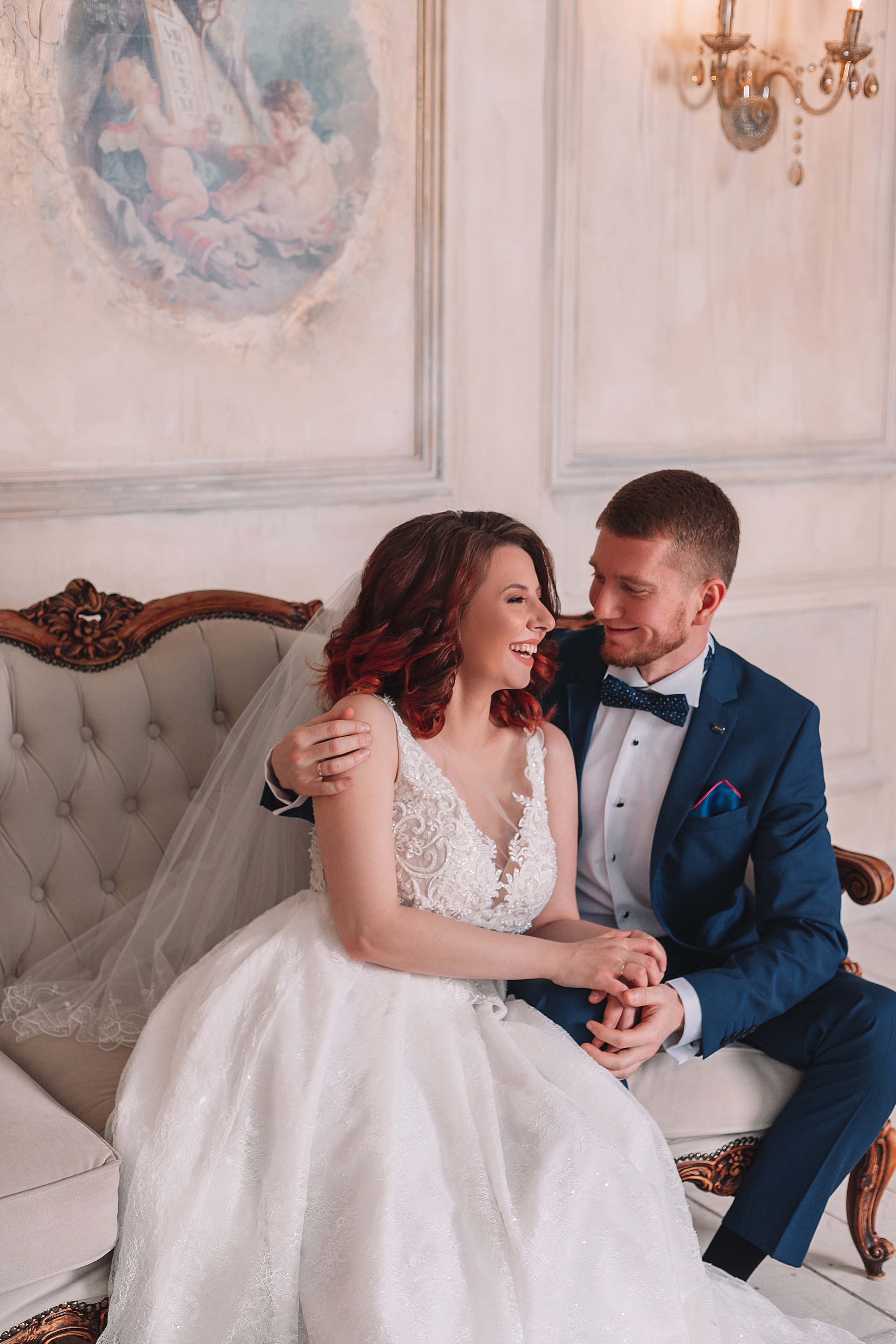 Serie de bodas en un estudio fotográfico. Fotógrafo en Buenos Aires