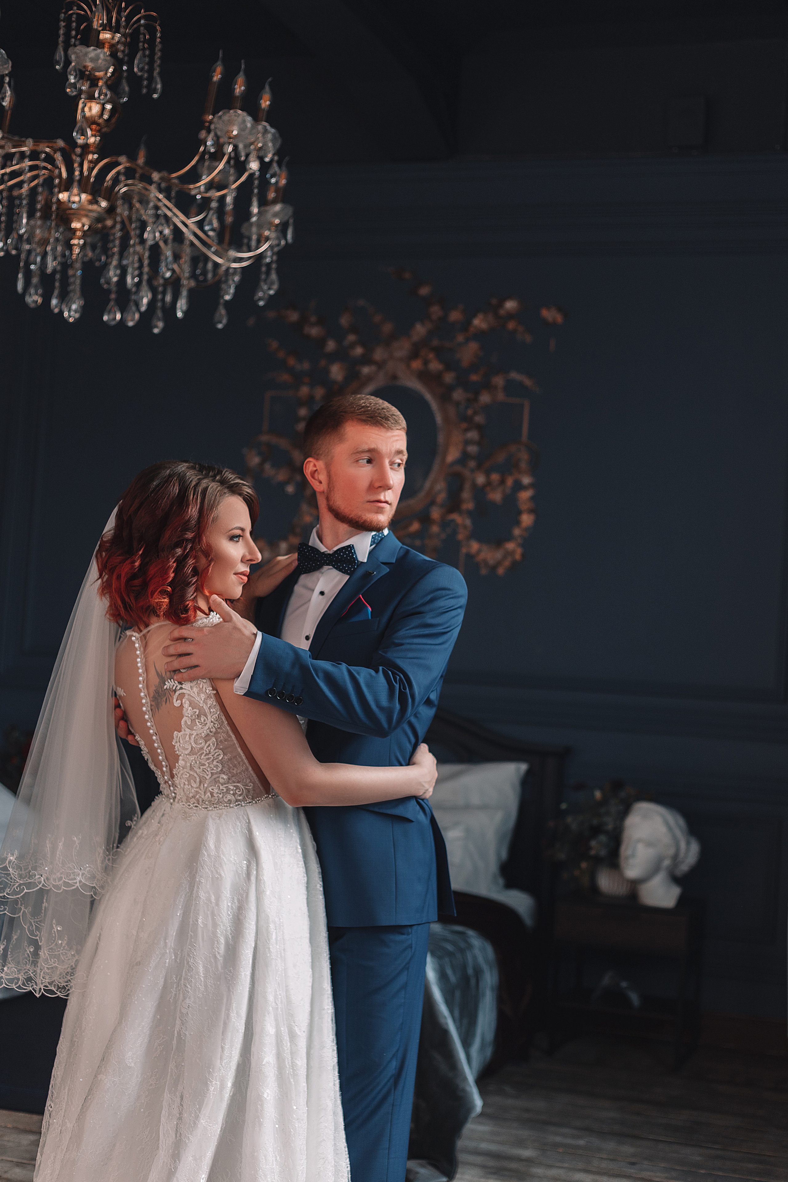 Serie de bodas en un estudio fotográfico. Fotógrafo en Buenos Aires