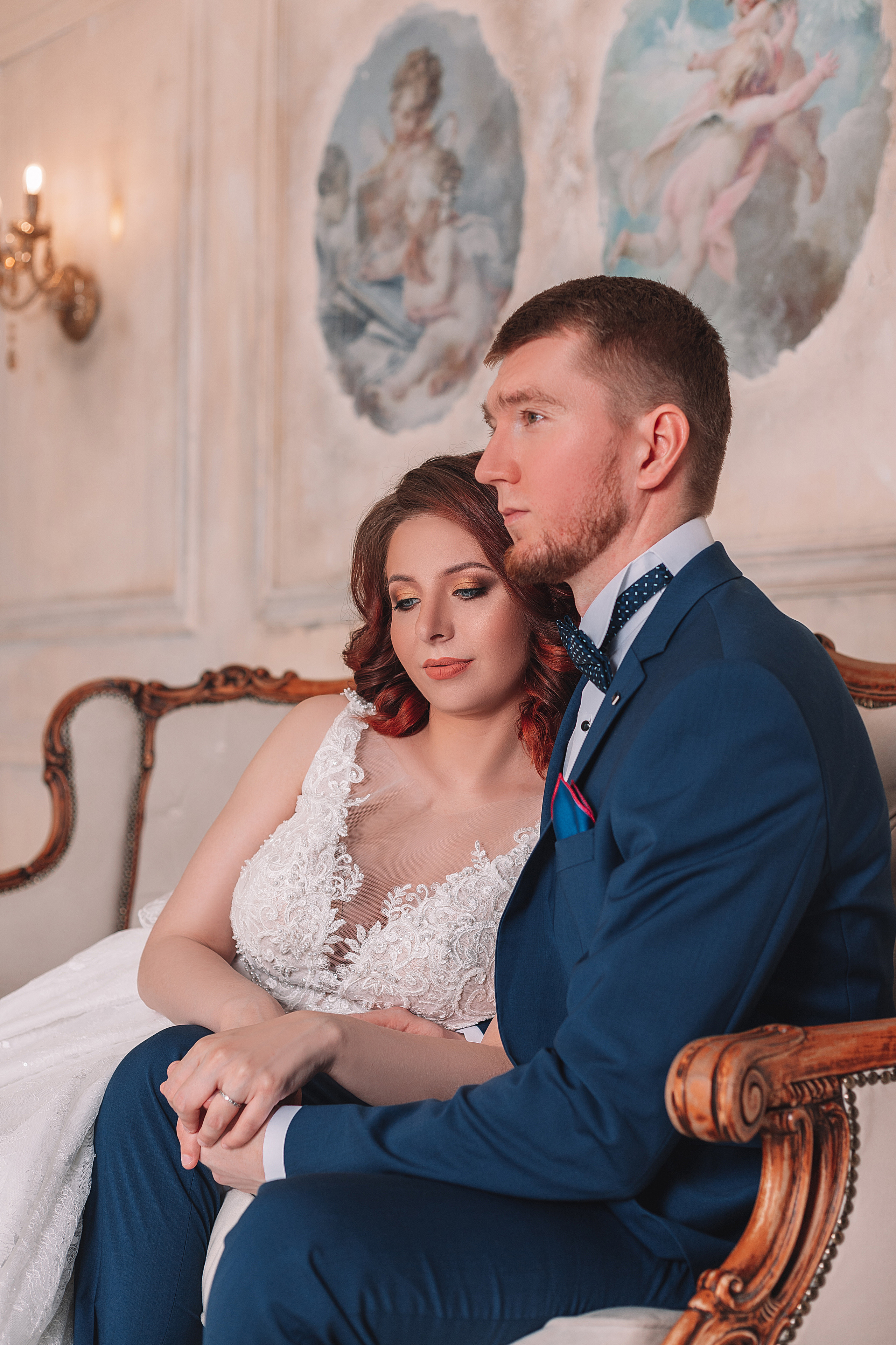 Serie de bodas en un estudio fotográfico. Fotógrafo en Buenos Aires