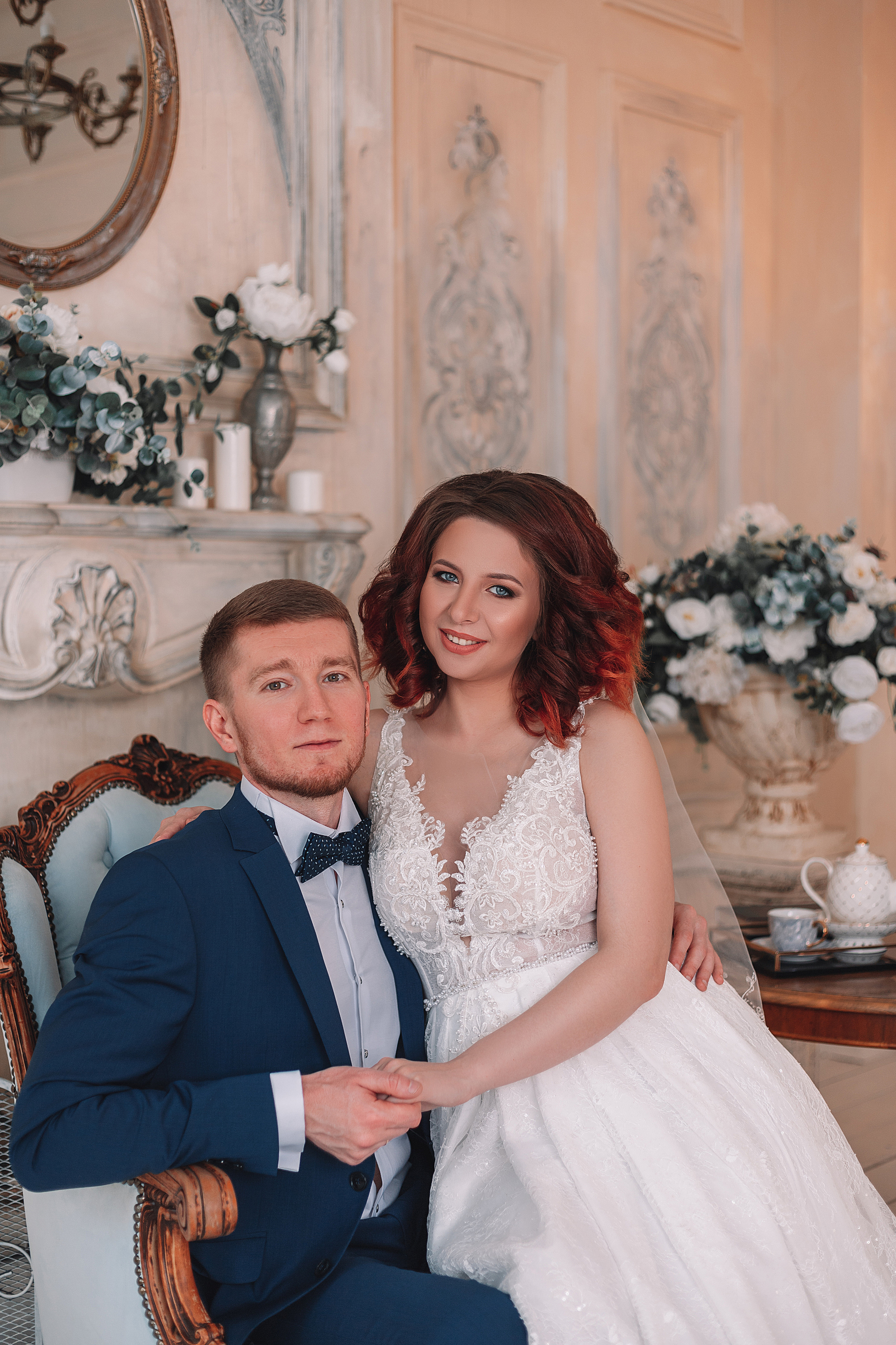 Serie de bodas en un estudio fotográfico. Fotógrafo en Buenos Aires