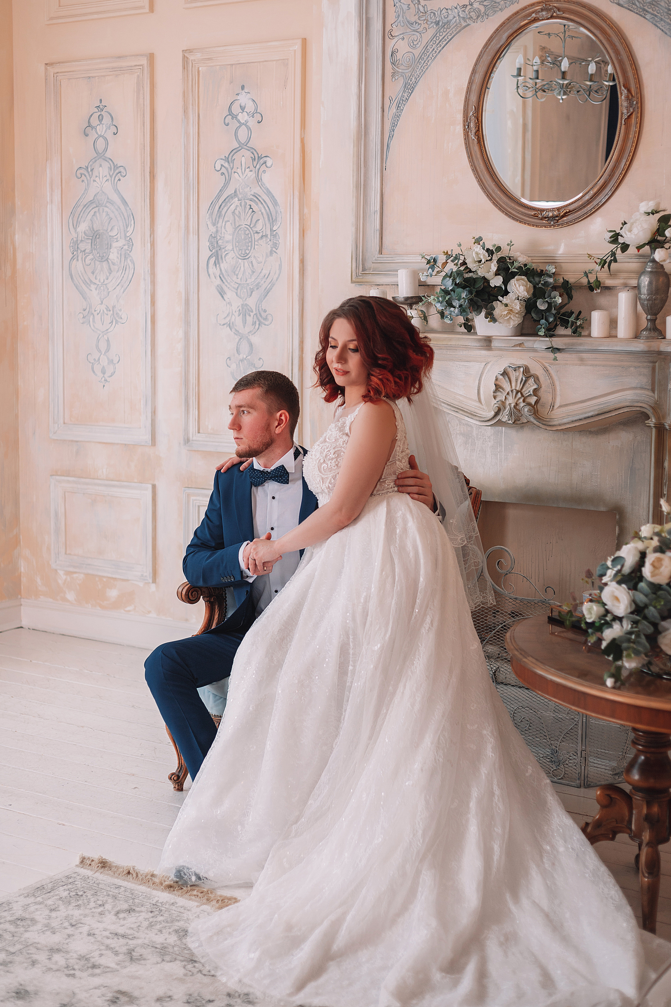 Serie de bodas en un estudio fotográfico. Fotógrafo en Buenos Aires