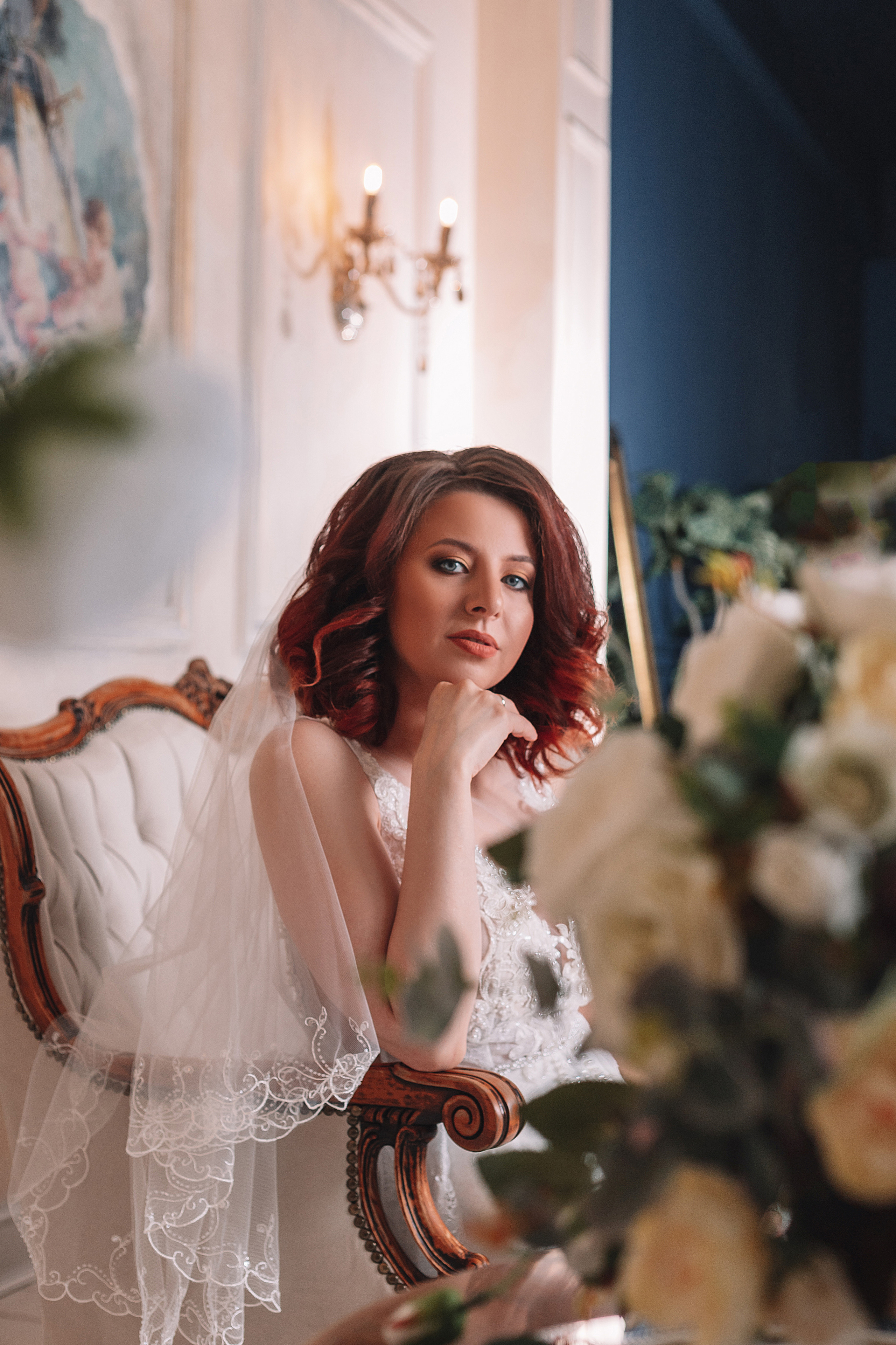 Serie de bodas en un estudio fotográfico. Fotógrafo en Buenos Aires