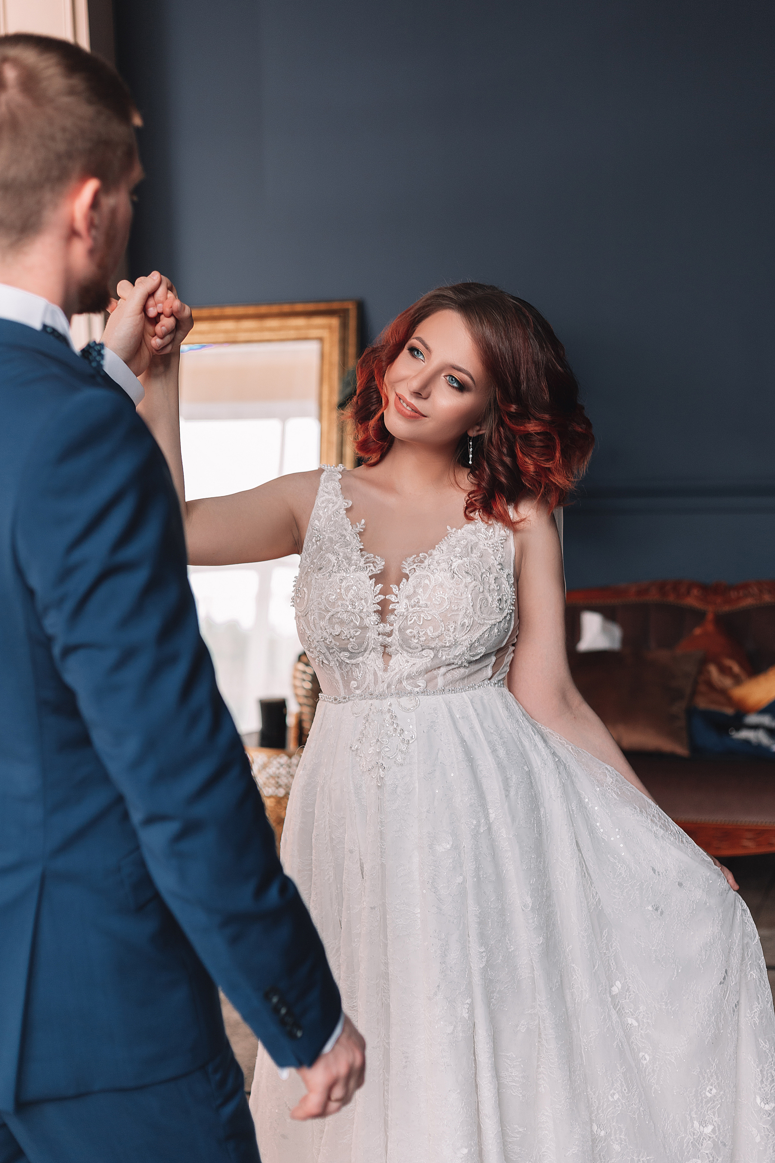 Serie de bodas en un estudio fotográfico. Fotógrafo en Buenos Aires