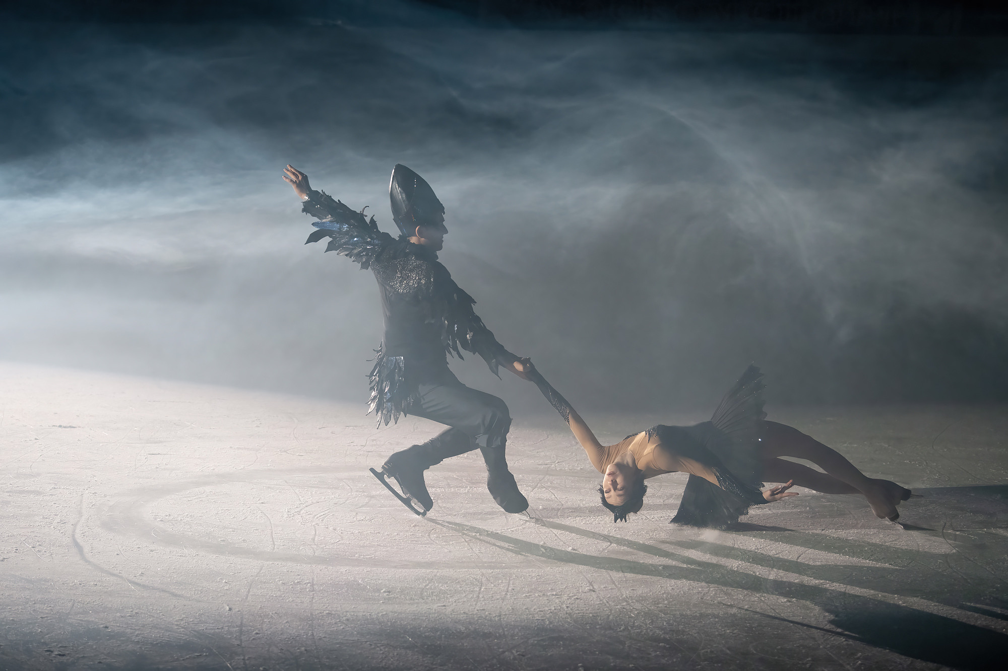 На льду, ледовое шоу, спортивный фотограф, поддержка