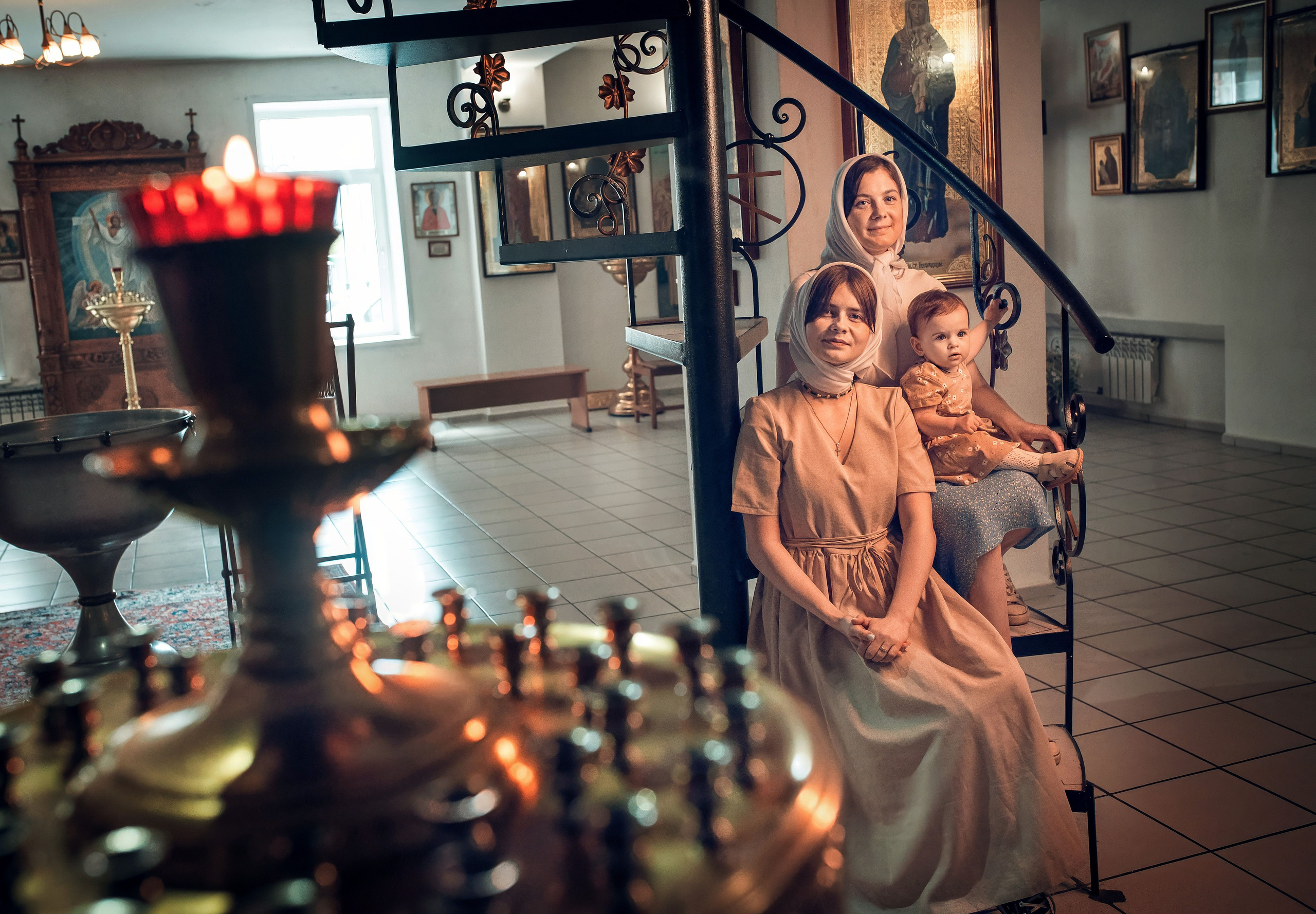 Фото крещения в Красноярске. Фотографы крещения/венчания  Красноярск Татьяна и Вячеслав Переваловы