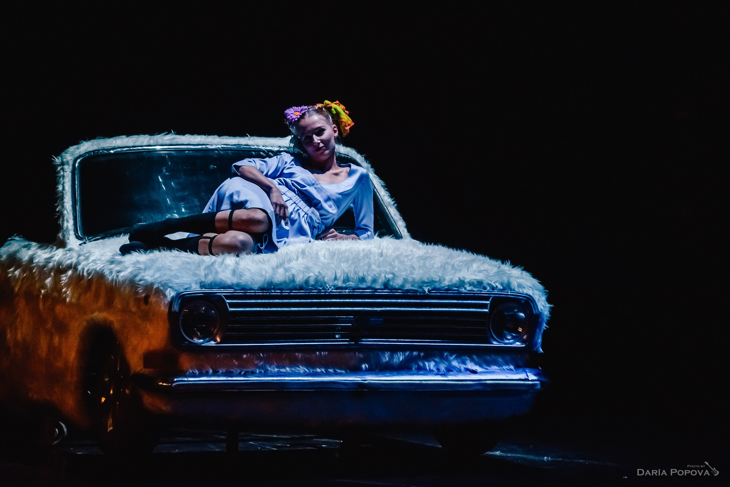 Спектакль «После вовлечённости. Диптих. Часть II.». Художник по свету Максим Сергачев