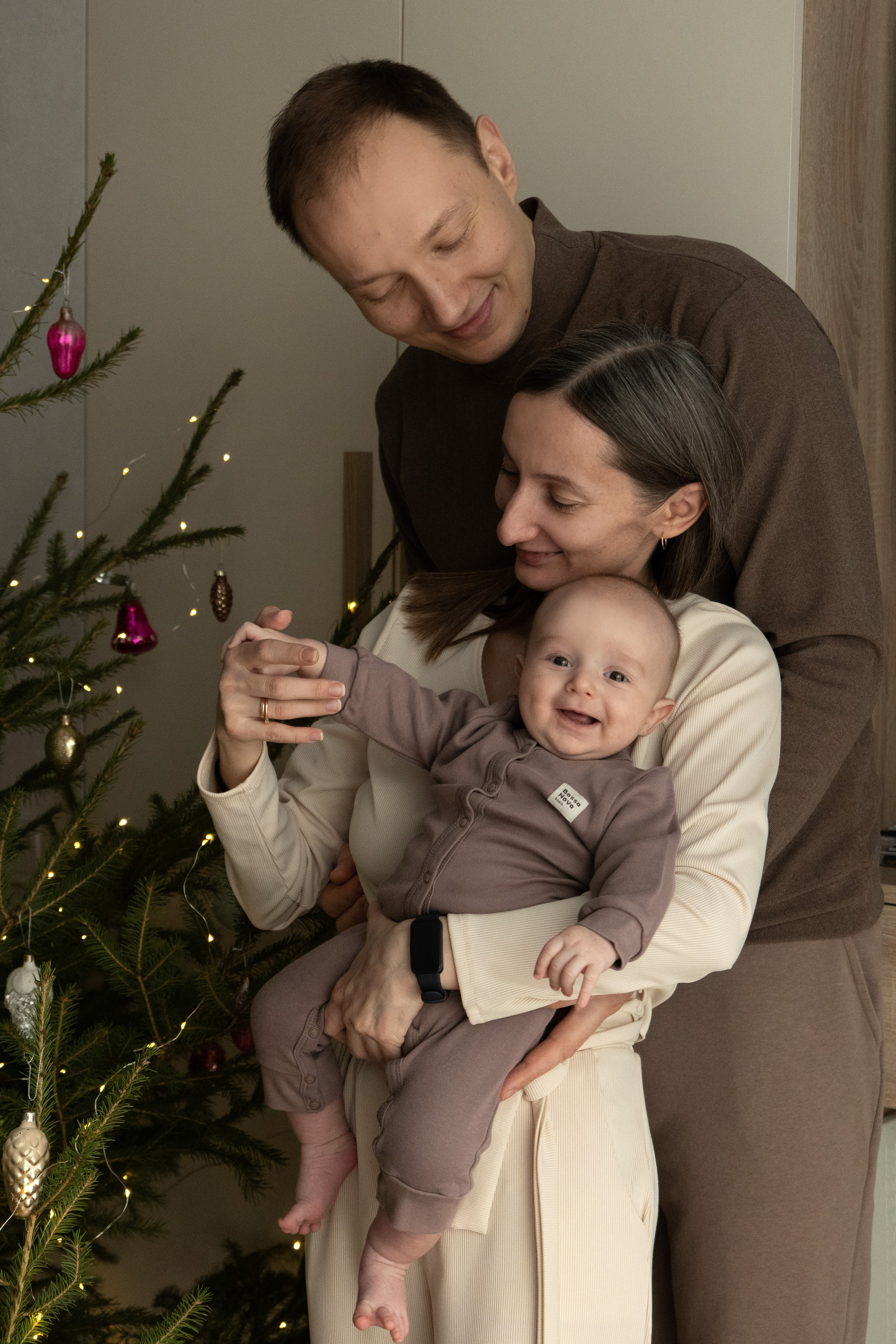 Домашняя новогодняя фотосессия с малышом. Фотограф видеограф Ольга Василевская