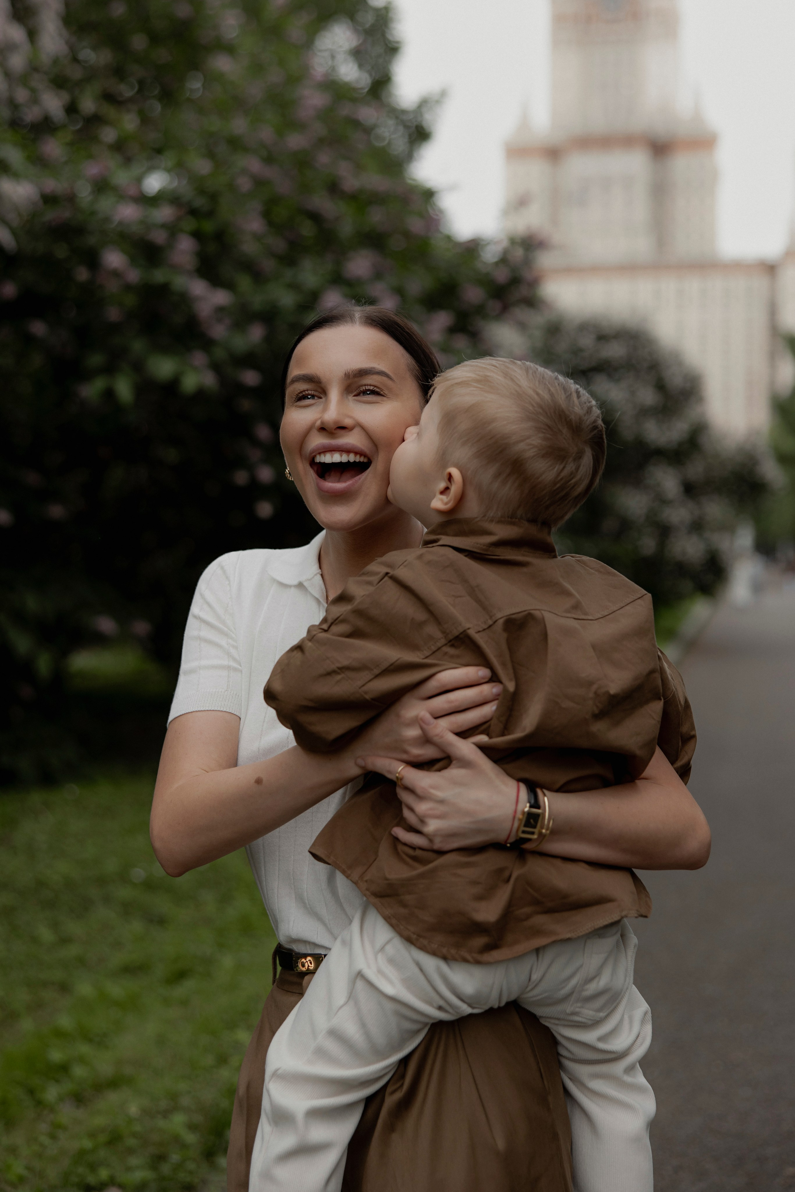 Фотосессия матери и сына. Женский и контент фотограф в Москве. Алла Поломарь