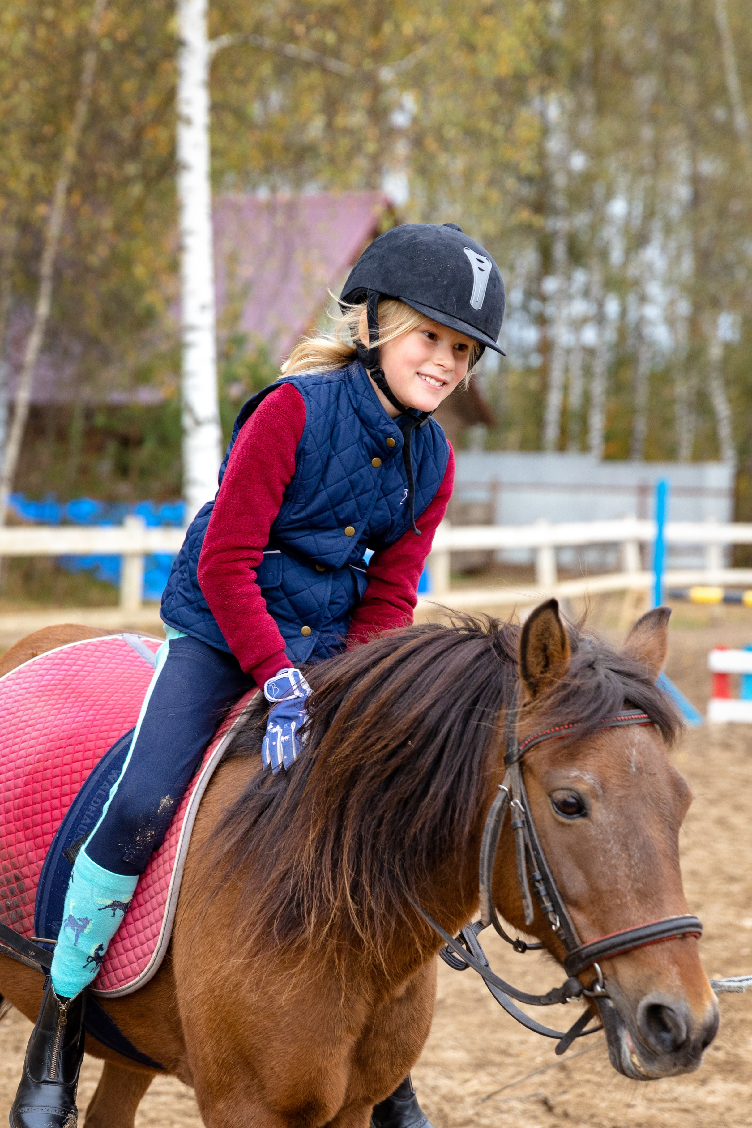 Конная тренировка Анастасии