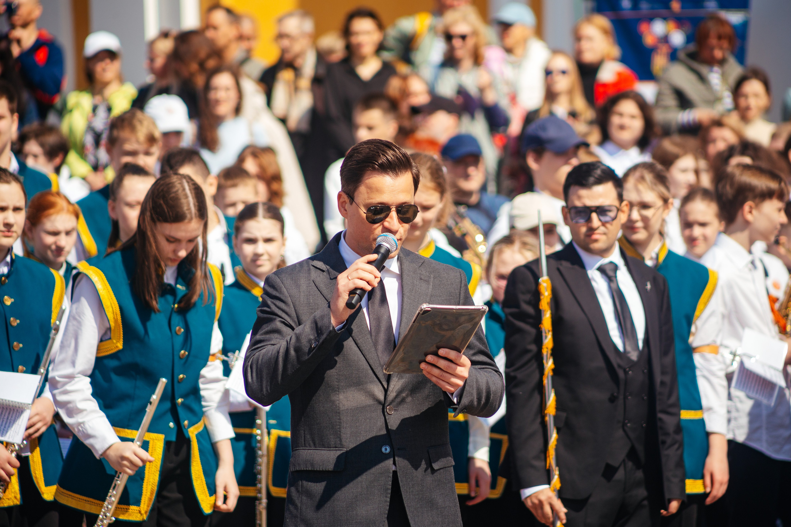 Парад детских духовых оркестров. Семейный фотограф Любовь Саркеева