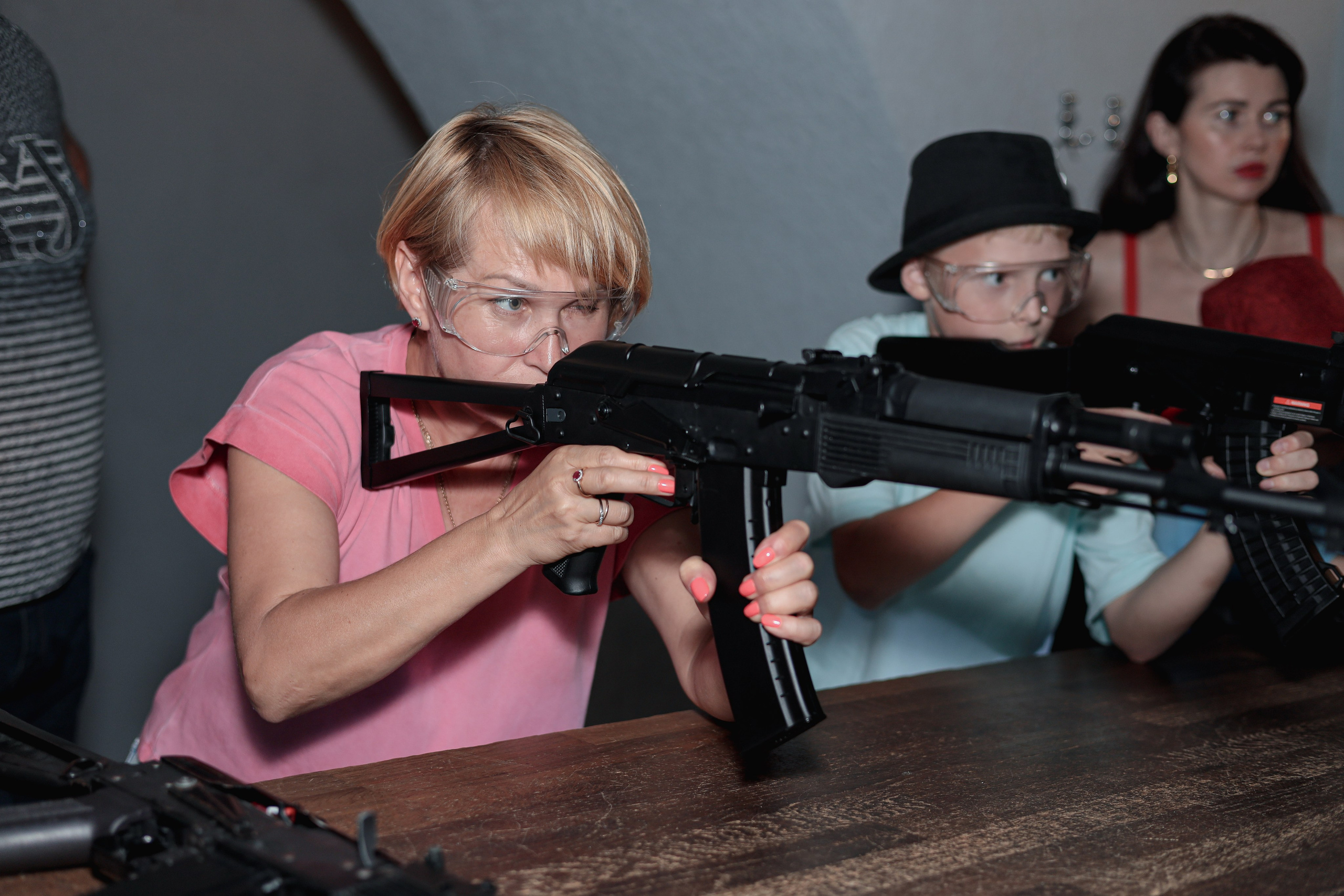 День рождение в стрелковом клубе. Фотограф Надршина Лилия