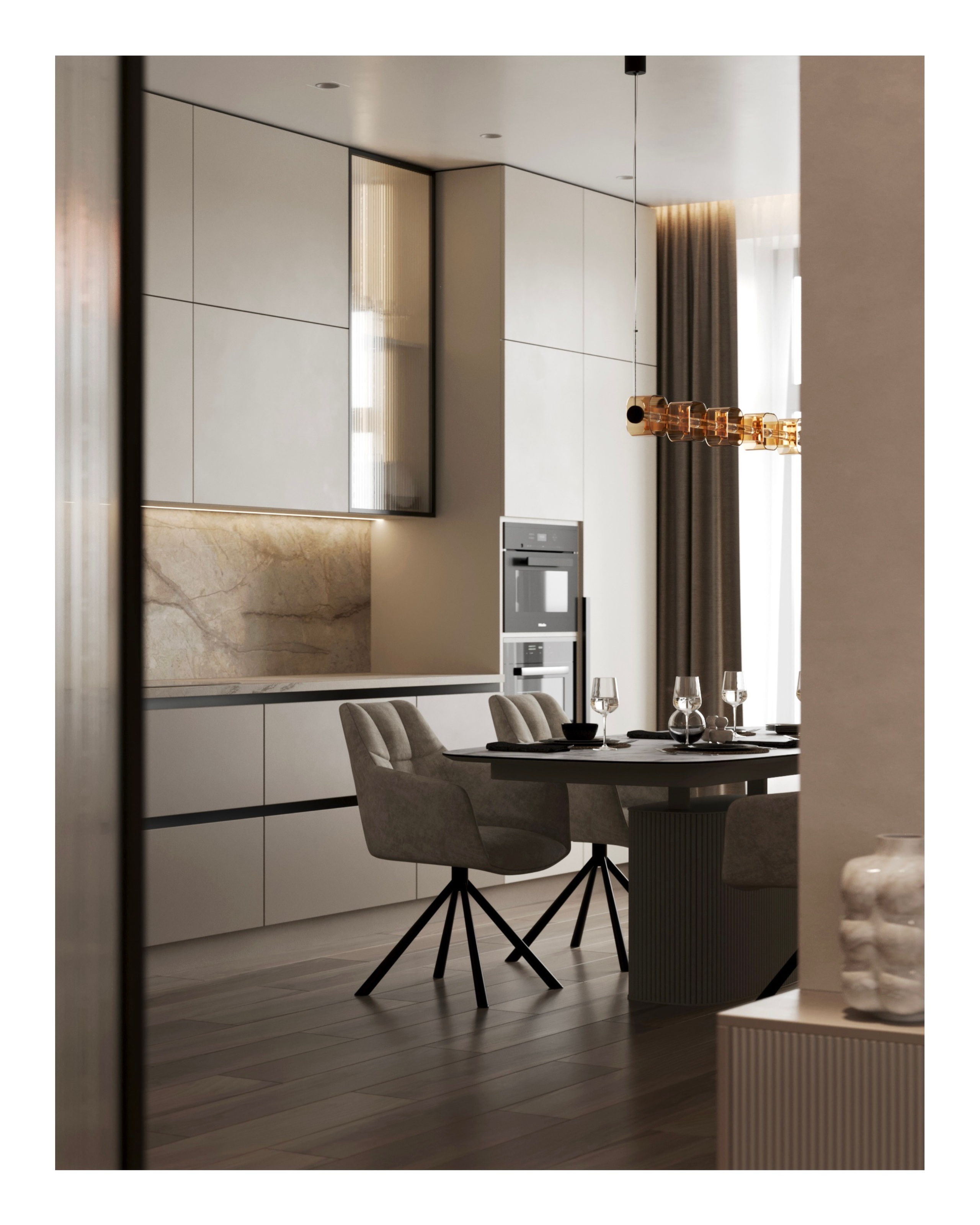 Apartments in Petrovskaya Dominanta, Saint Petersburg. Cg artist Shchapov Dmitry