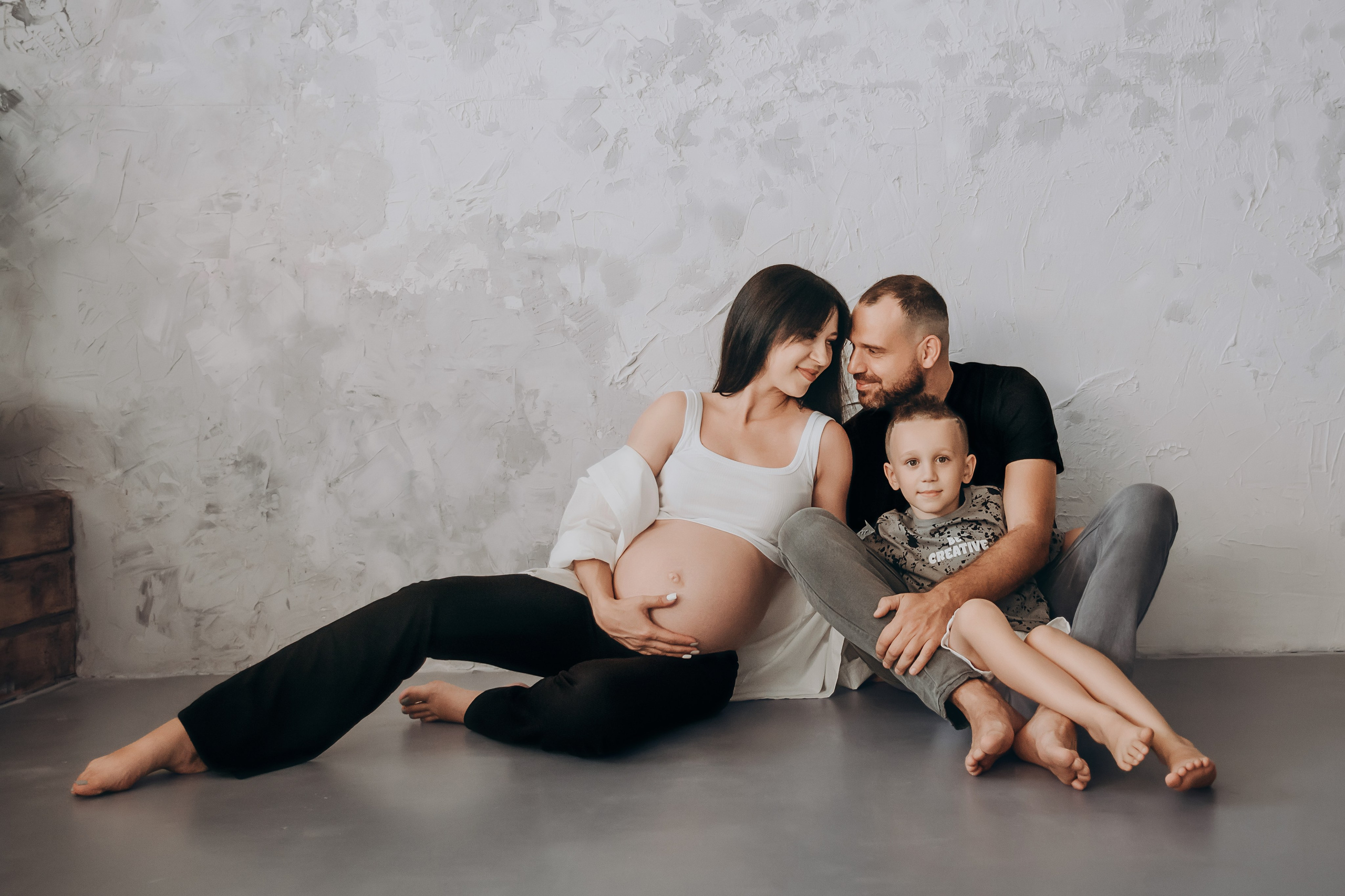 Фотосессия беременности Юля с семьей. Семейный и детский фотограф Кущ Наташа