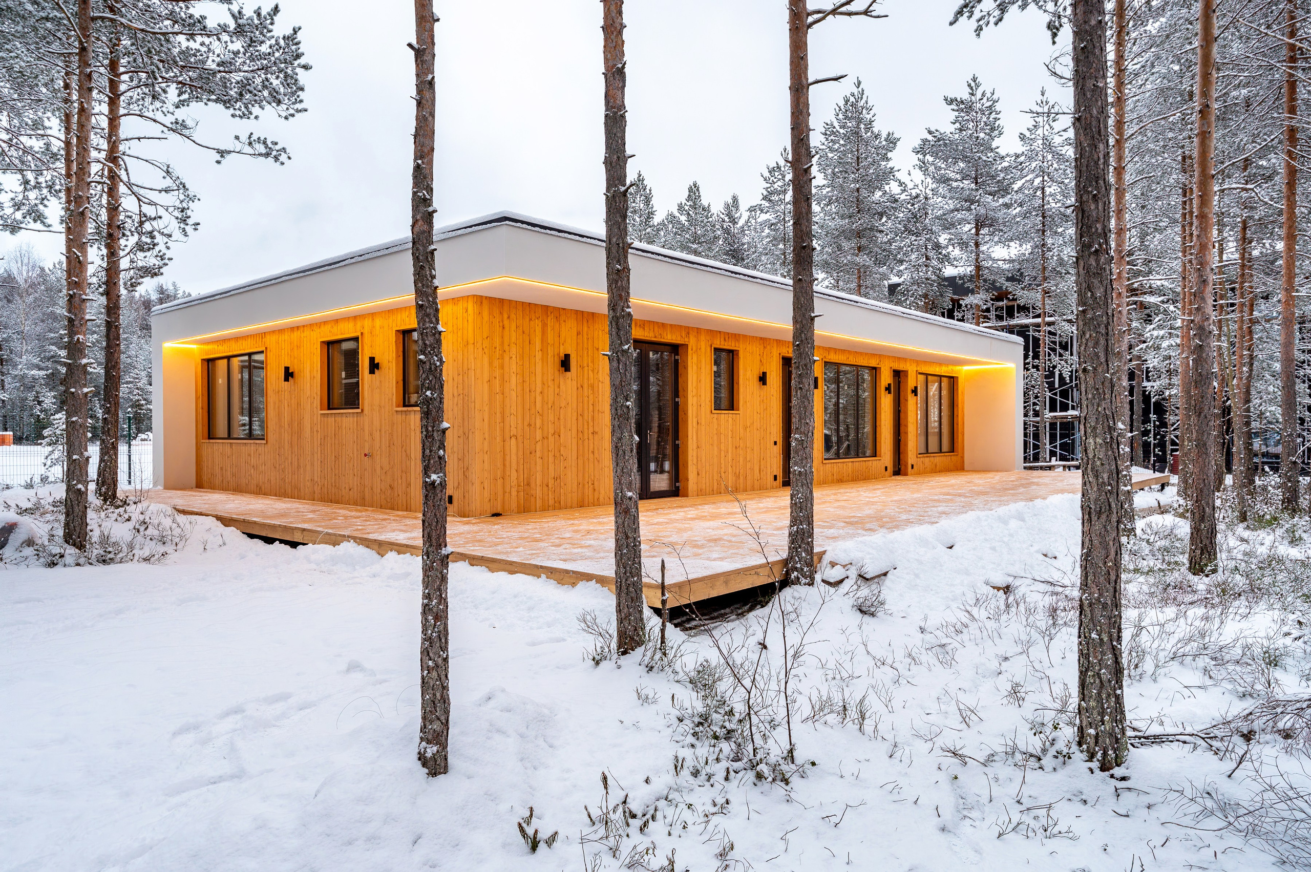 Строящийся дом в Курортном районе. Интерьерный фотограф. Фото- видеосъемка недвижимости Санкт-Петербург