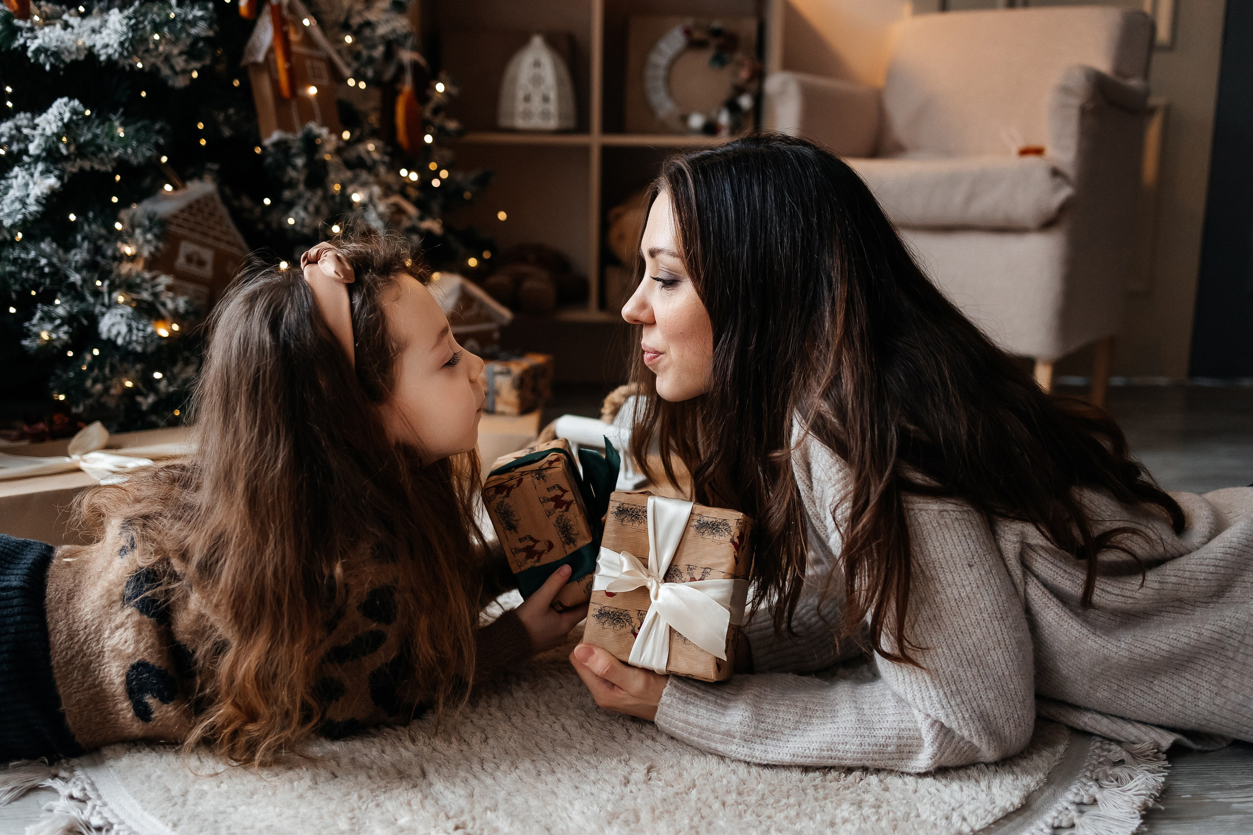Семейная новогодняя съёмка в студии. Фотограф Иваново | Москва | Ирина Коптилина