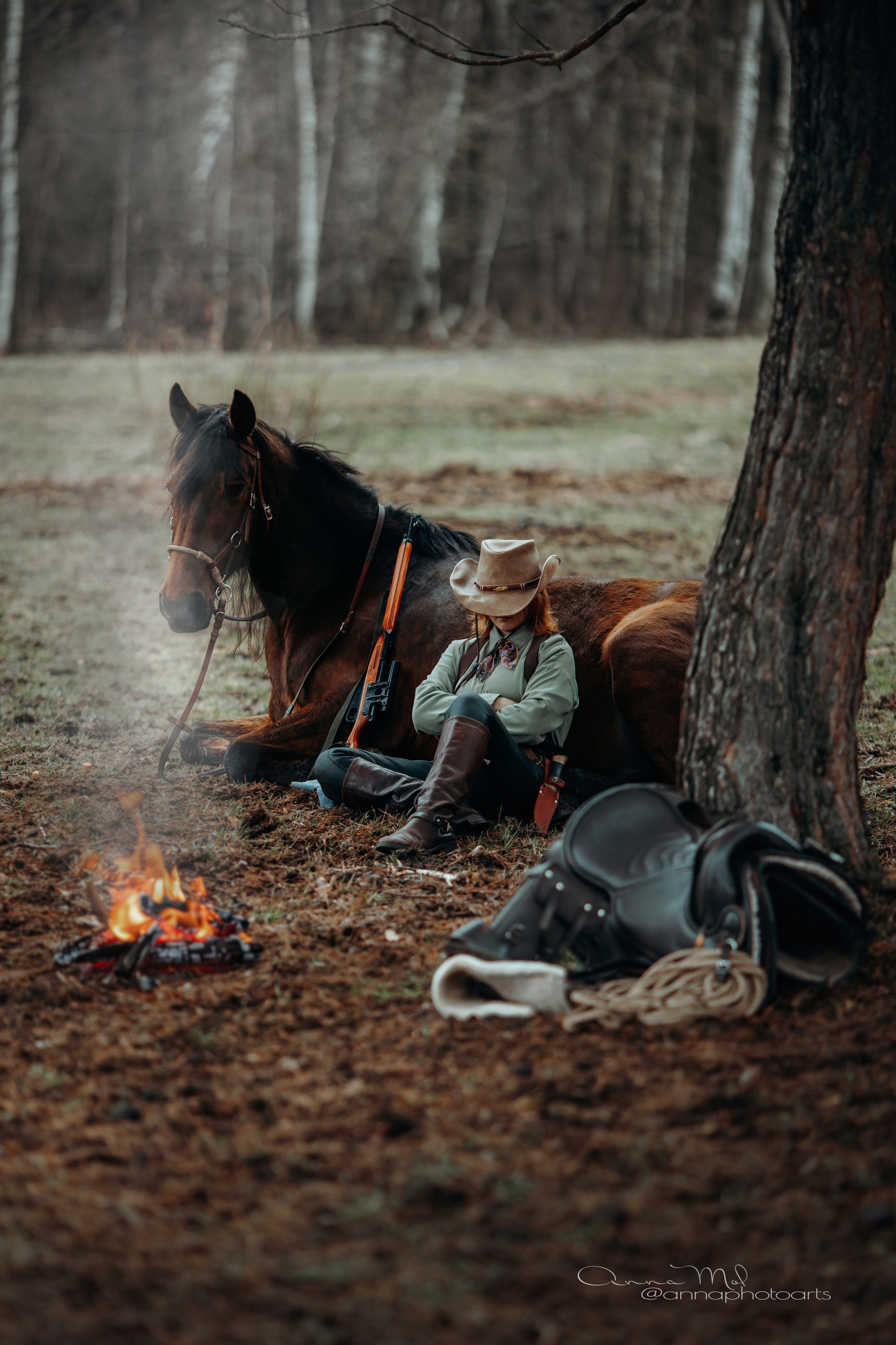 По мотивам любимой игры / РДР2. Анна Молчанова конный фотограф в Тюмени | фотосессии с лошадьми Тюмень