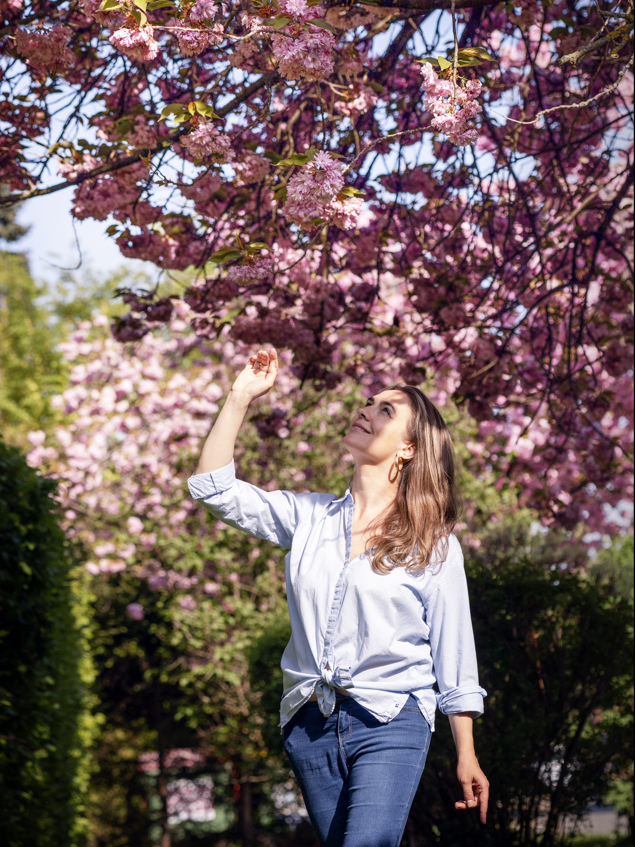 Инна и весна. Портретная и индивидуальная фотосъёмка в Граце и Тюмени