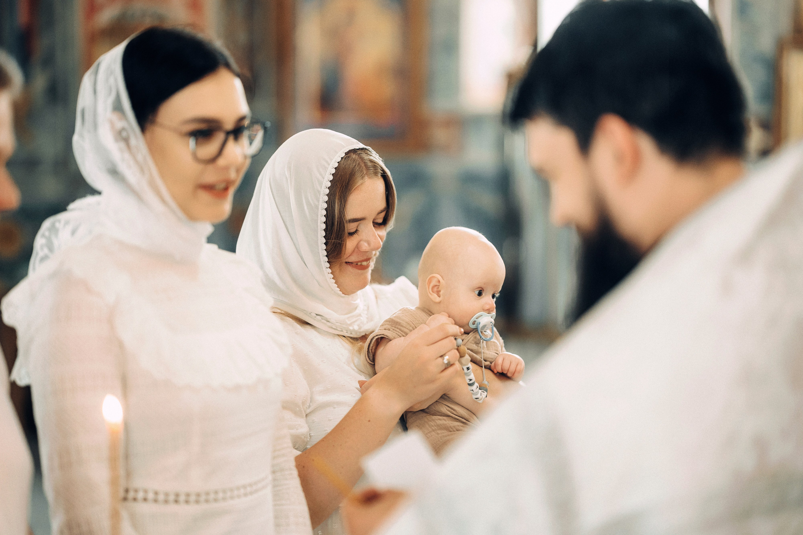 Крещение в храме Всецарица. Свадебный и репортажный фотограф в Воронеже Роман Янко