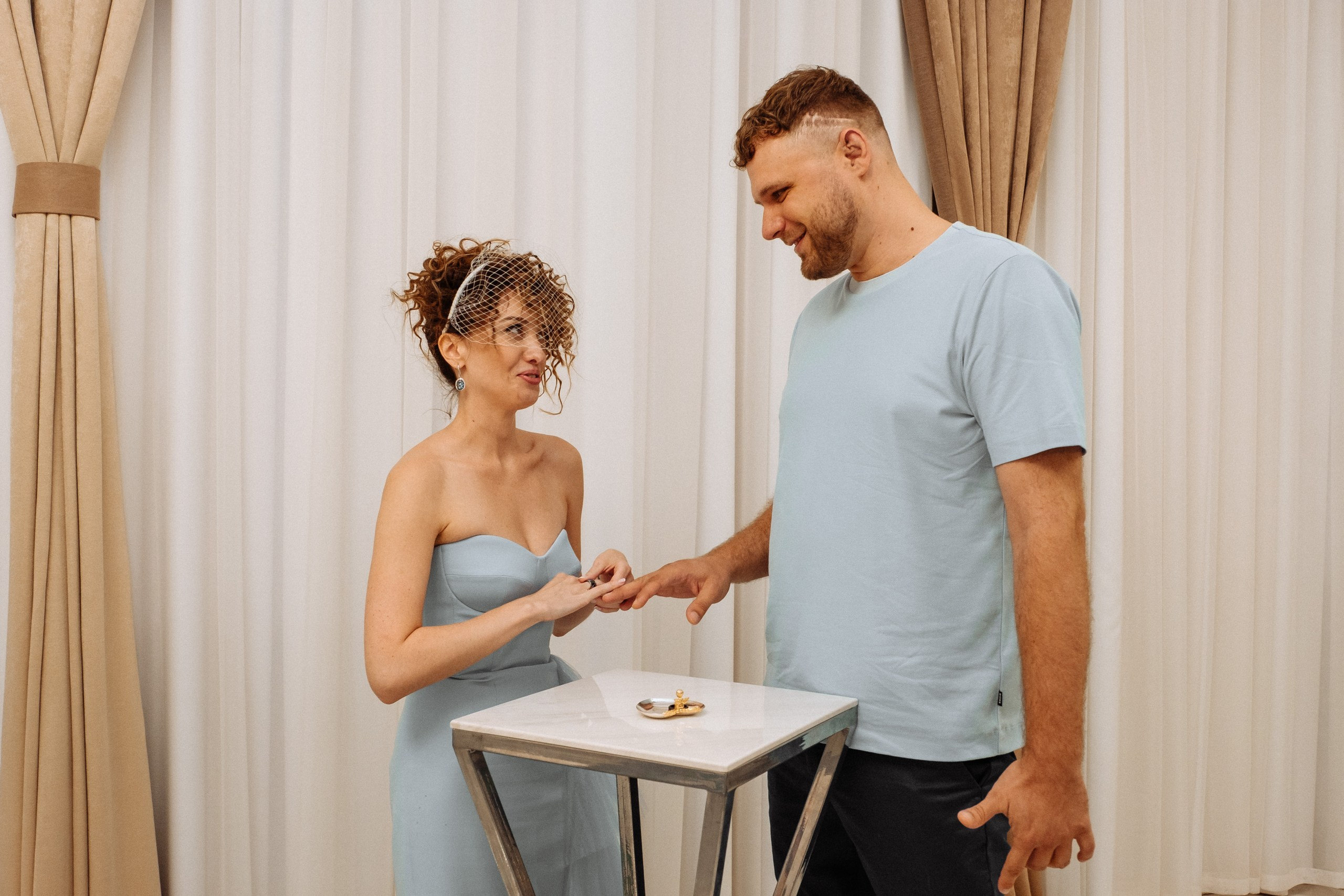 Хочу голубое платье. Свадебный фотограф Александра Тюлякова