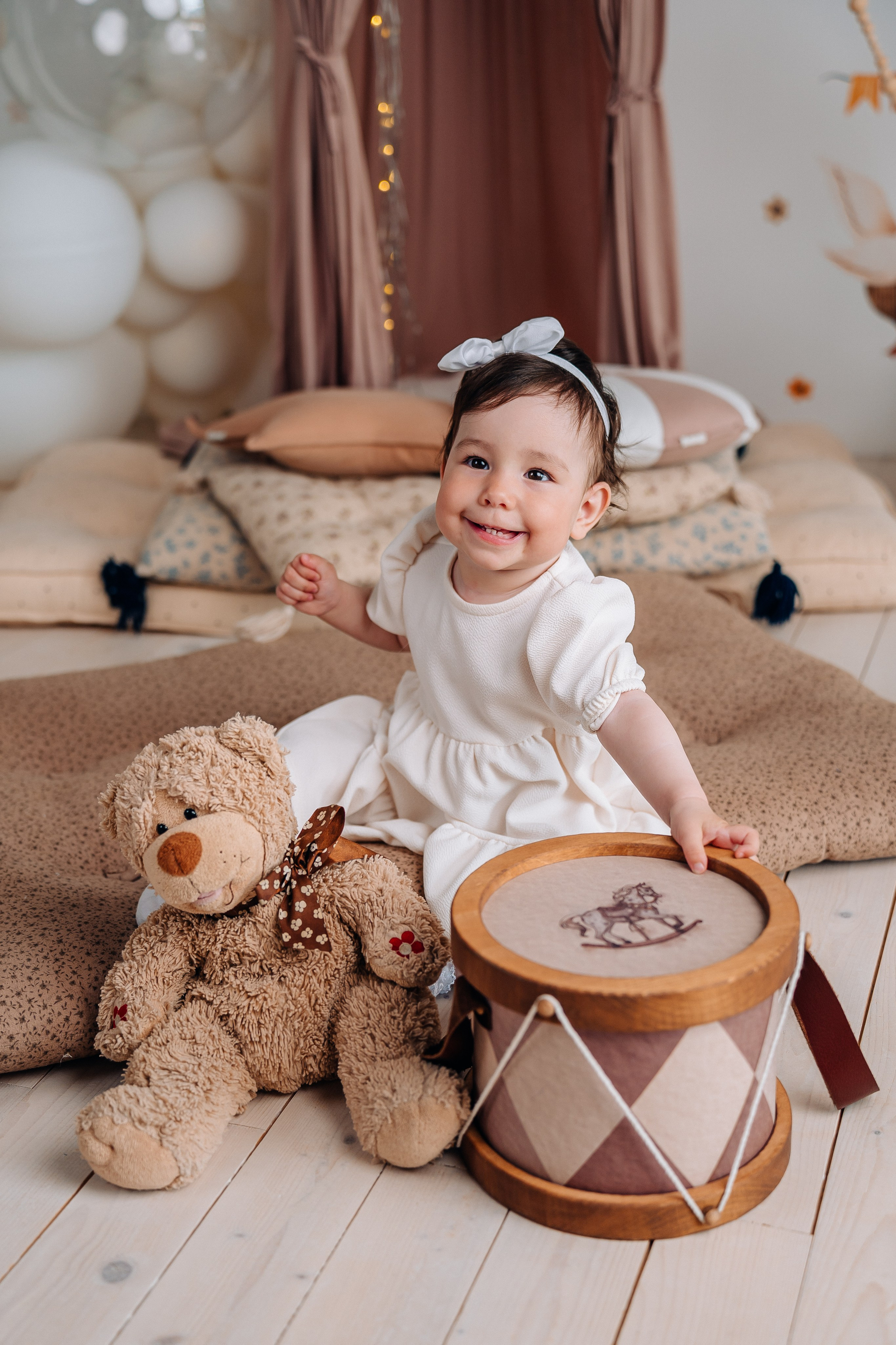 1 годик. «Лама» Детская фотостудия Уфа