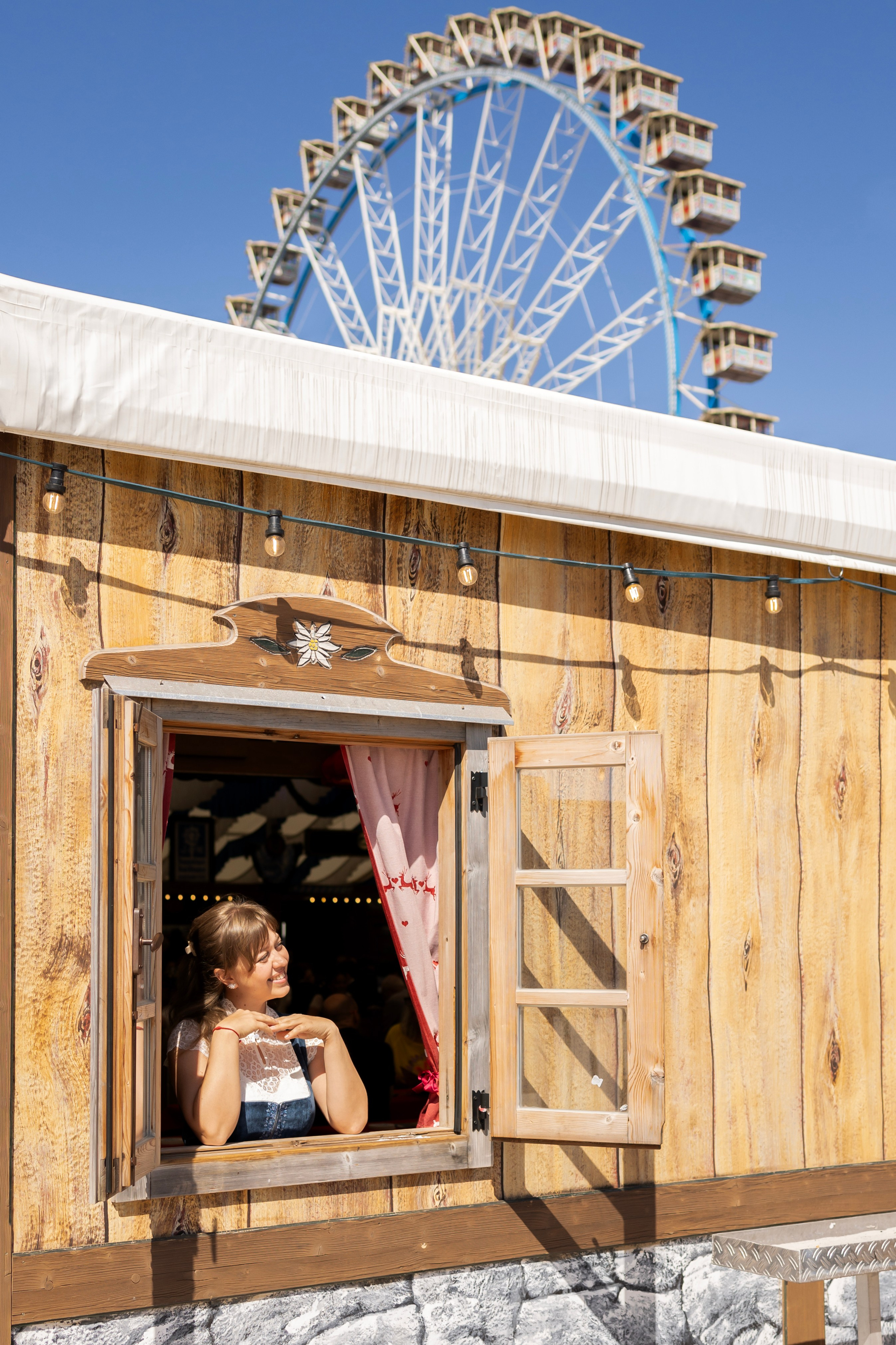 Frühlingsfest. Photographer in Munich