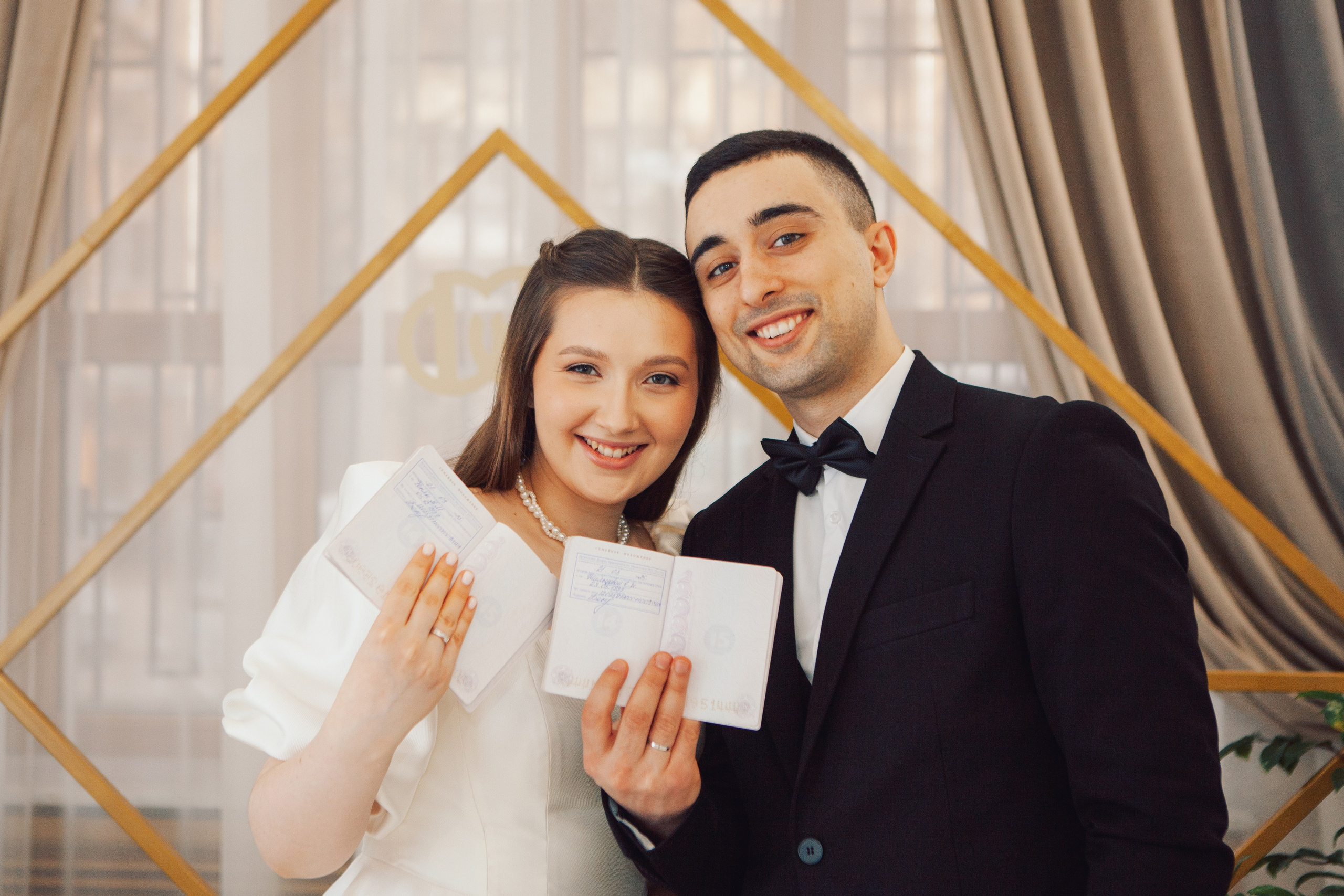 Роспись в Кутузовском ЗАГСе. Фотограф Ольга Ефремова