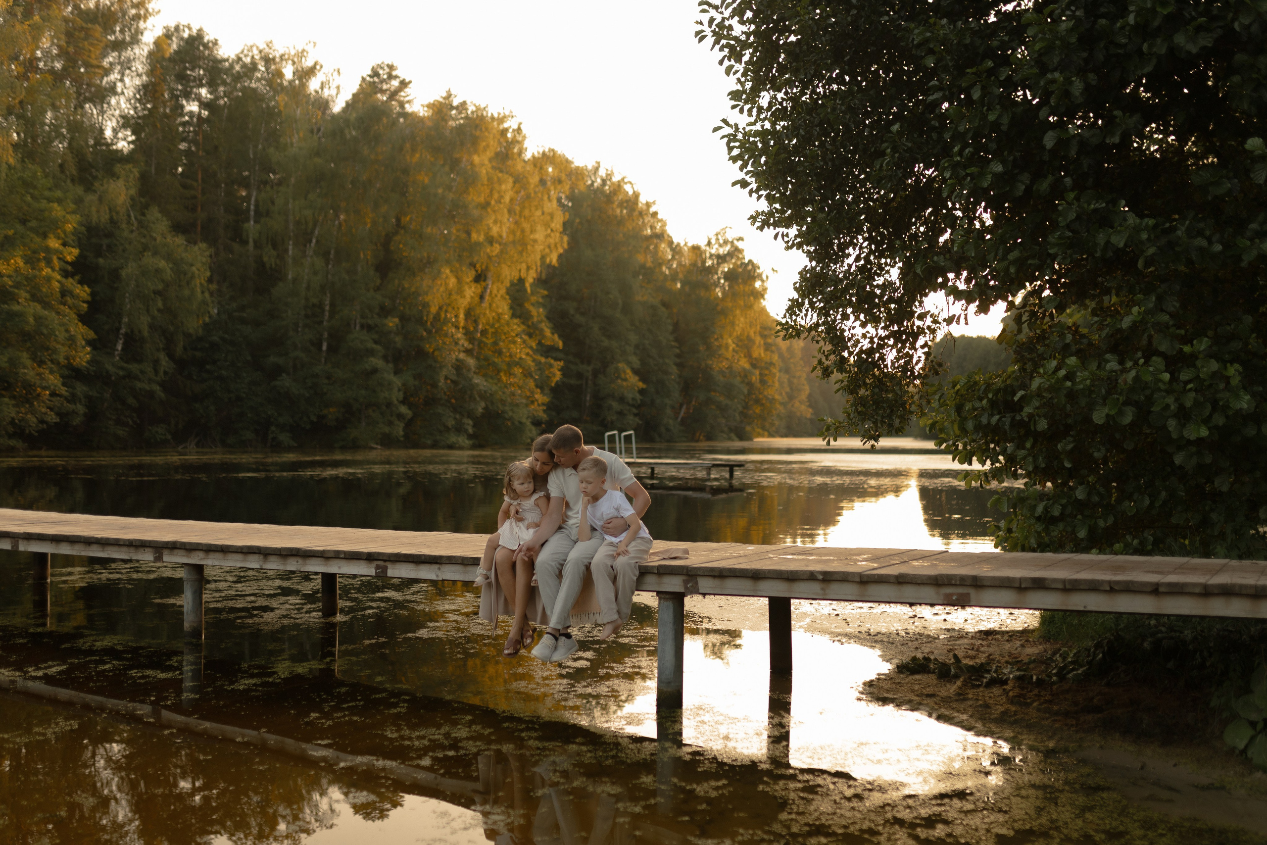 Алексей, Мария, Ваня и Варя. Фотограф Татьяна Семенова