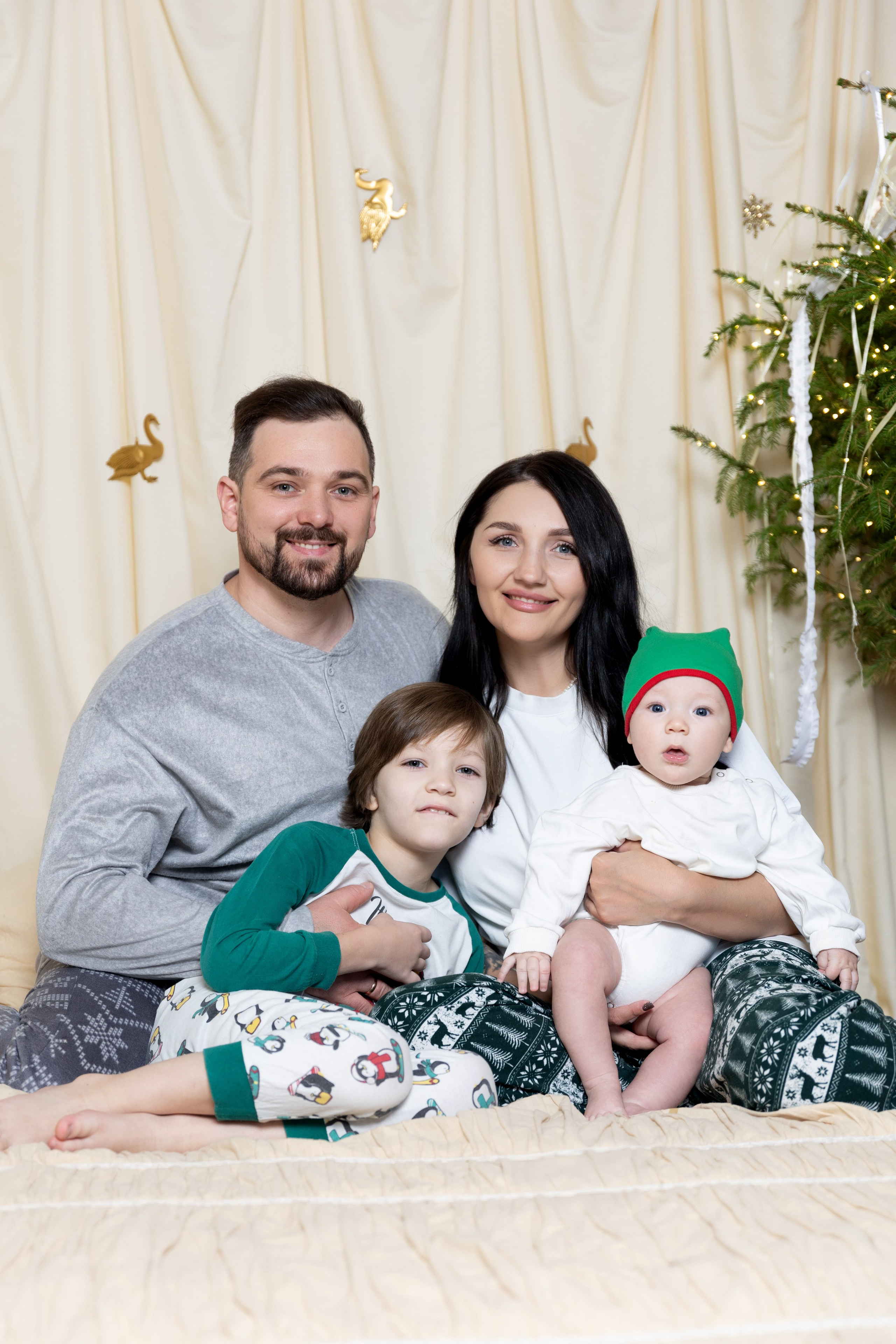 Семейная новогодняя фотосессия