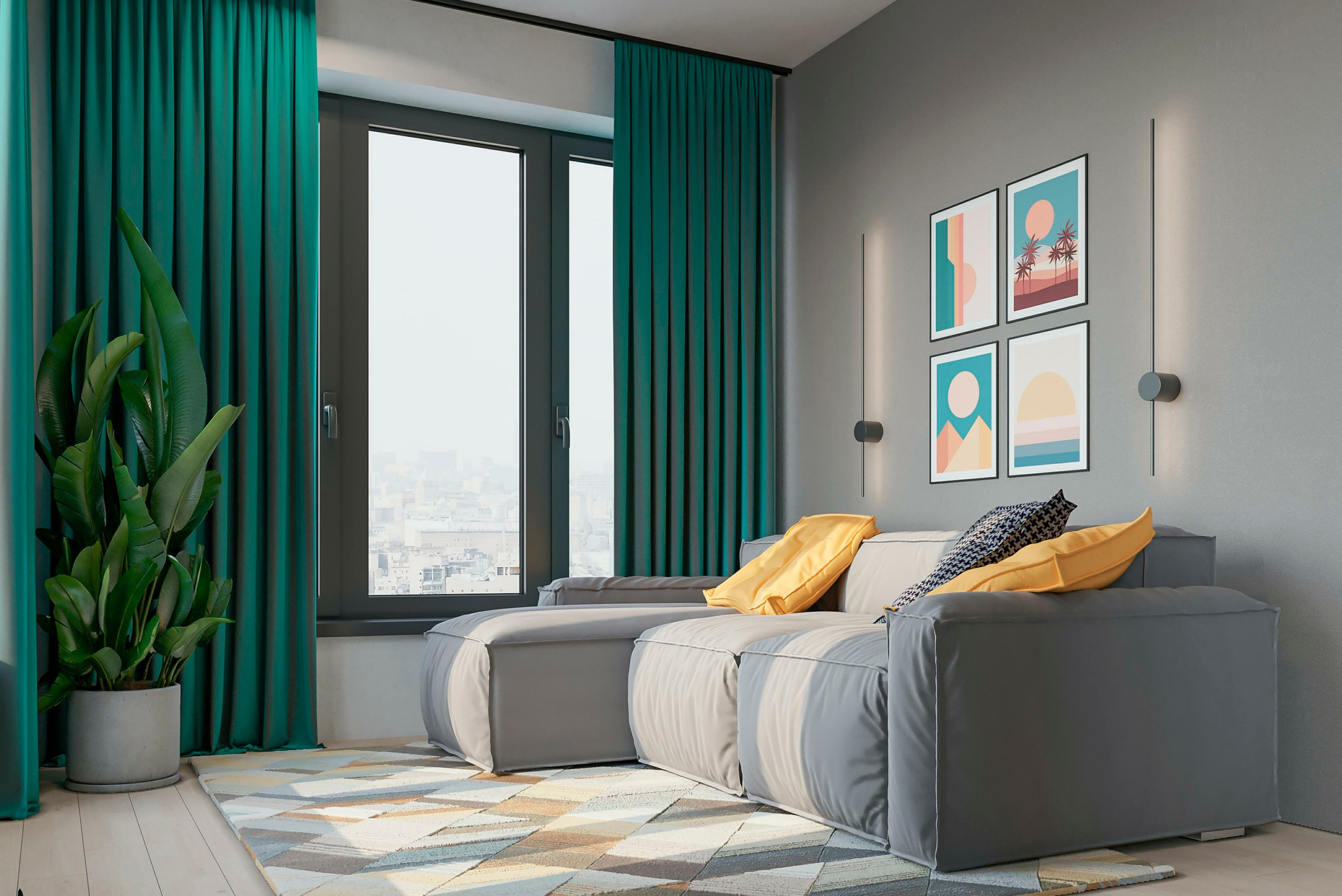 Дизайн проект интерьера танхауса в г. Сочи