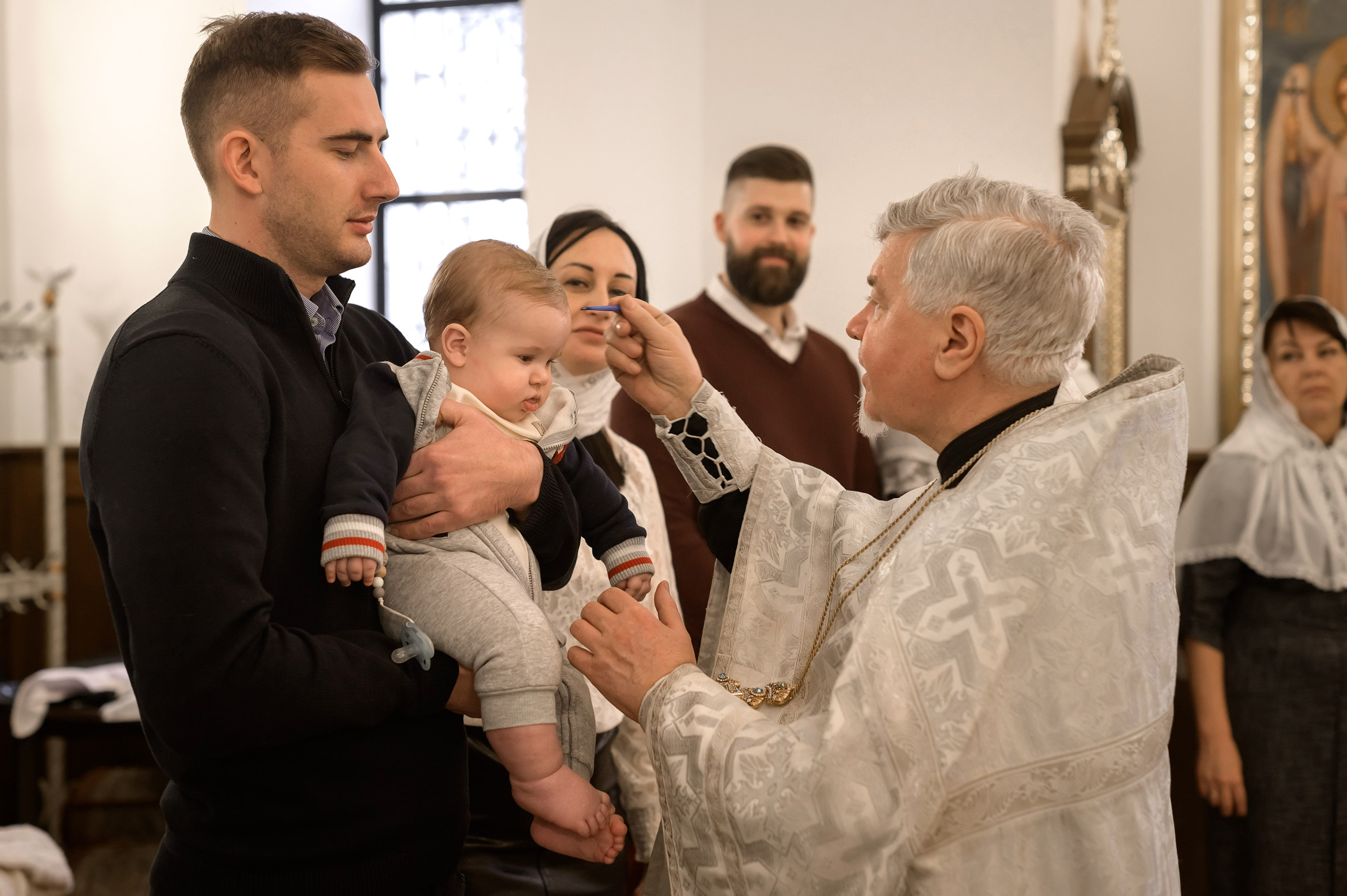 Воскресенская церковь на ВО. Фотограф на Крещение в Санкт-Петербурге