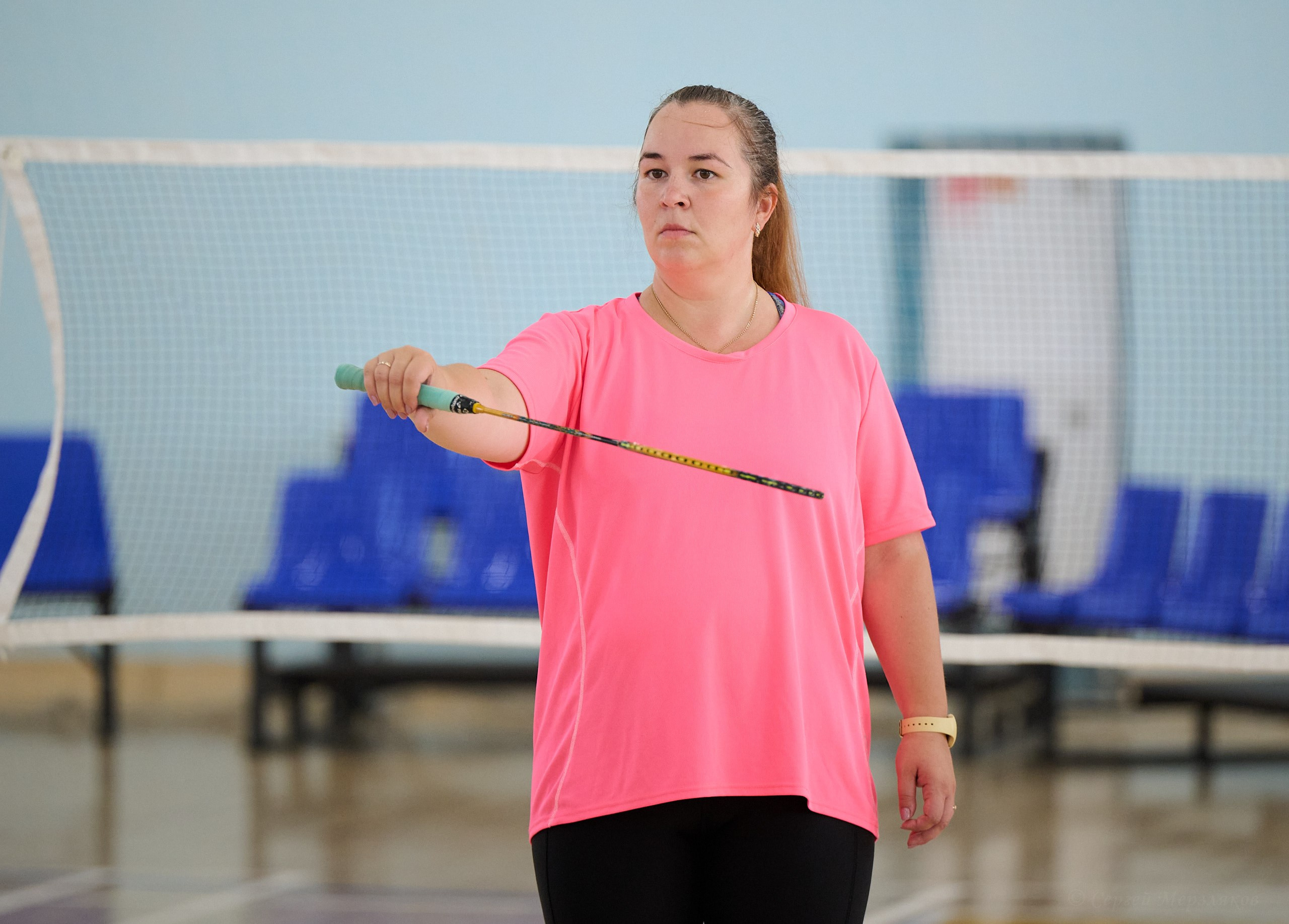 Бадминтон. Мастер-класс Любови Сухановой. Ижевск. 20.07.2024. Спортивный репортажный фотограф в Ижевске Сергей Мерзляков