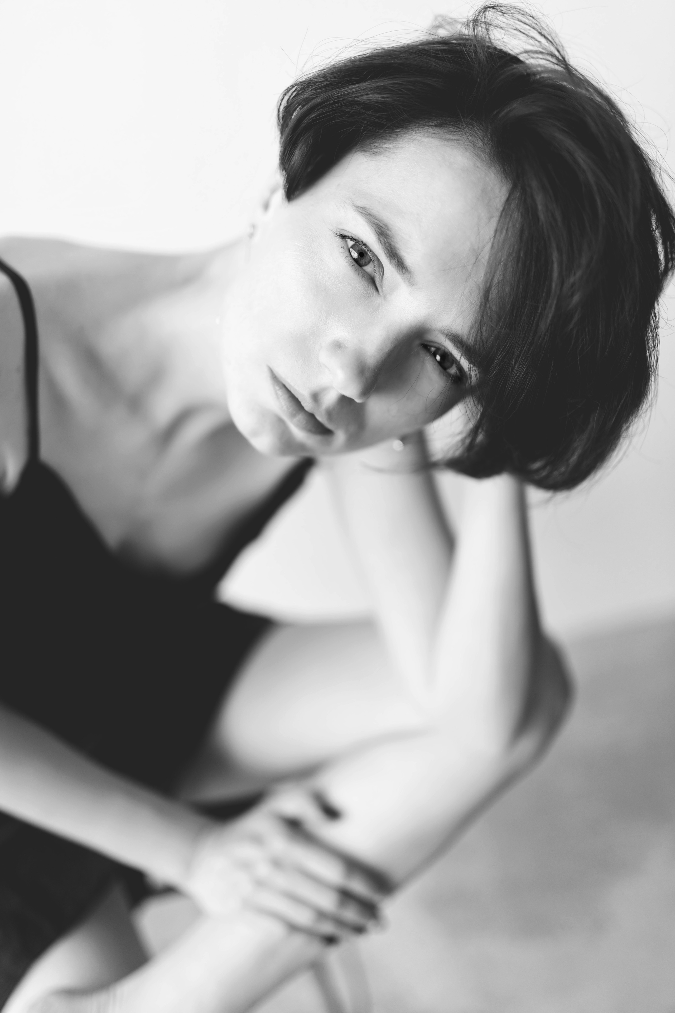 Черно-белая фотосессия. Лена Крутова. Фотограф в Москве