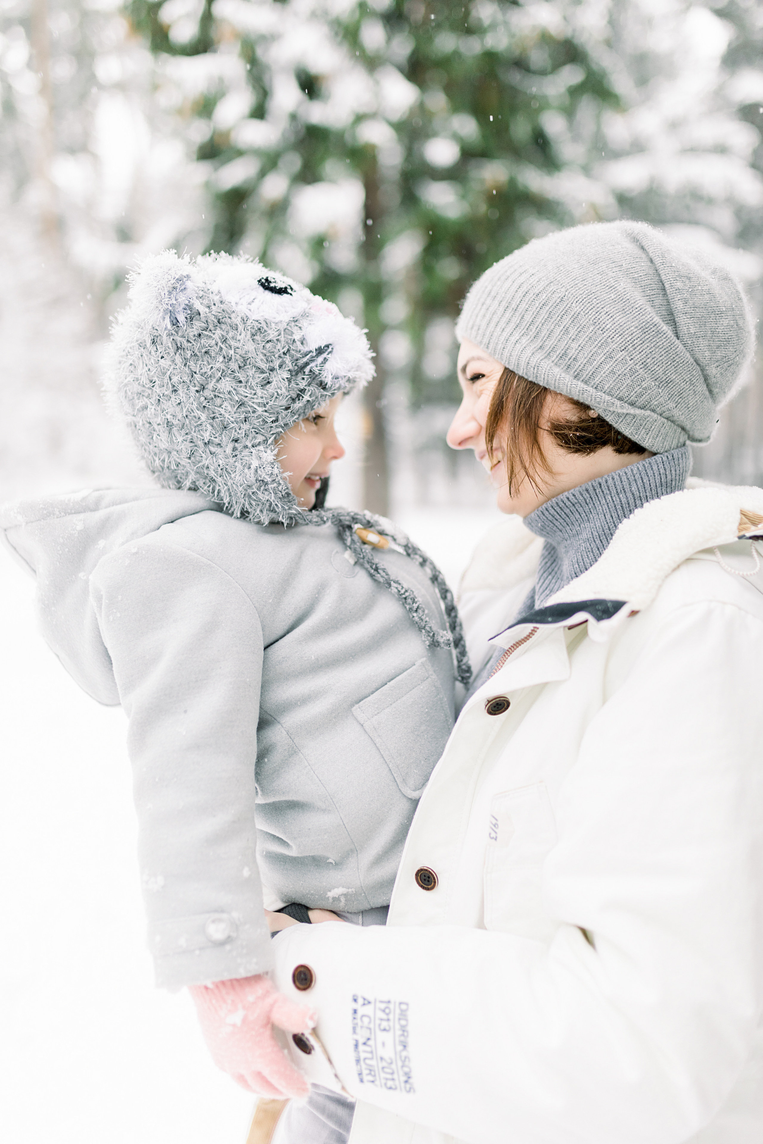 Зимняя семейная фотосессия. Лена Крутова. Фотограф в Москве