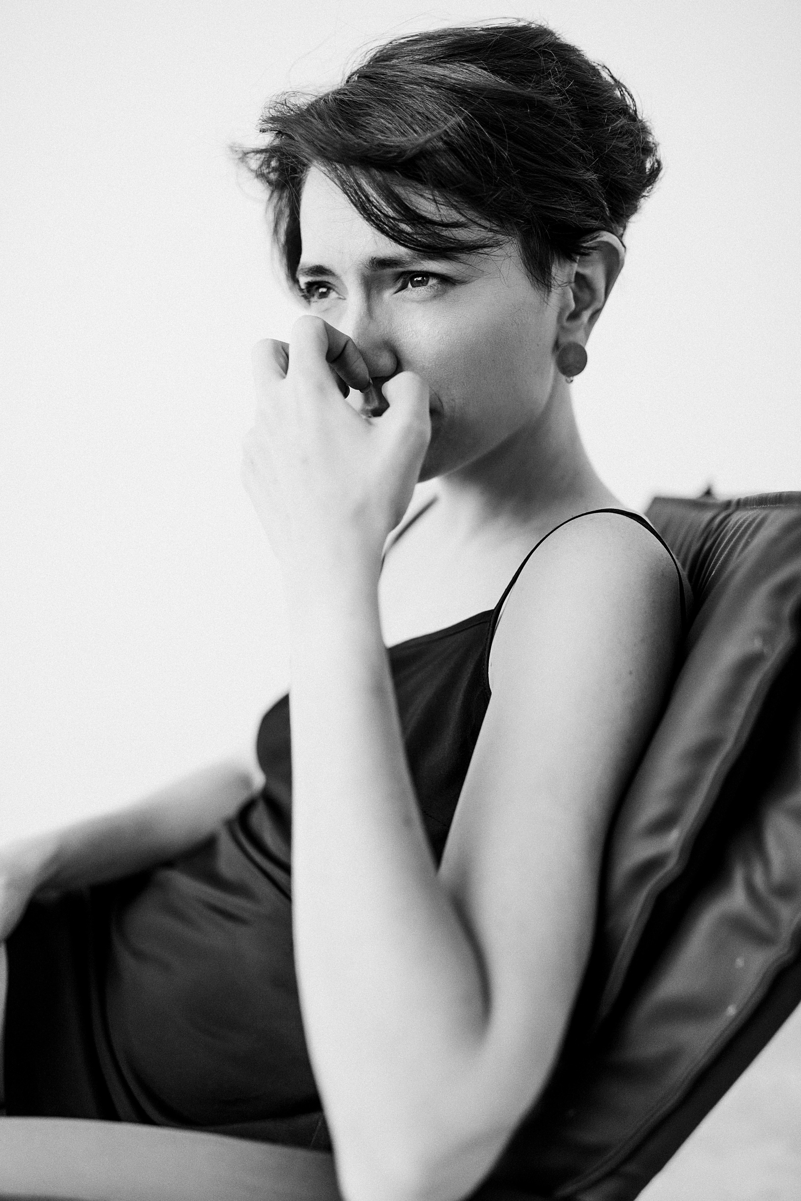 Черно-белая фотосессия. Лена Крутова. Фотограф в Москве