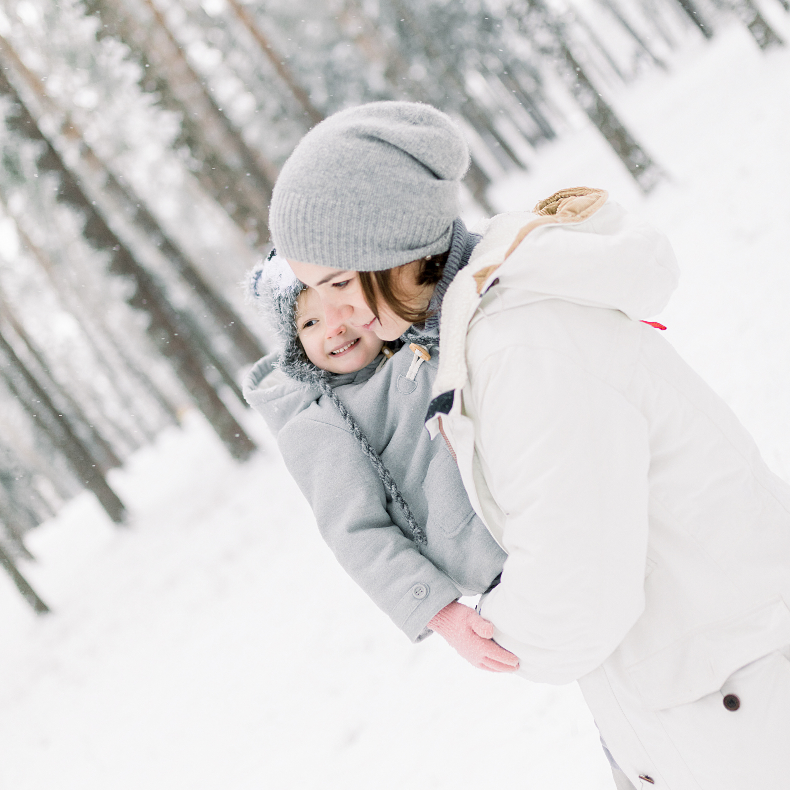Зимняя семейная фотосессия. Лена Крутова. Фотограф в Москве