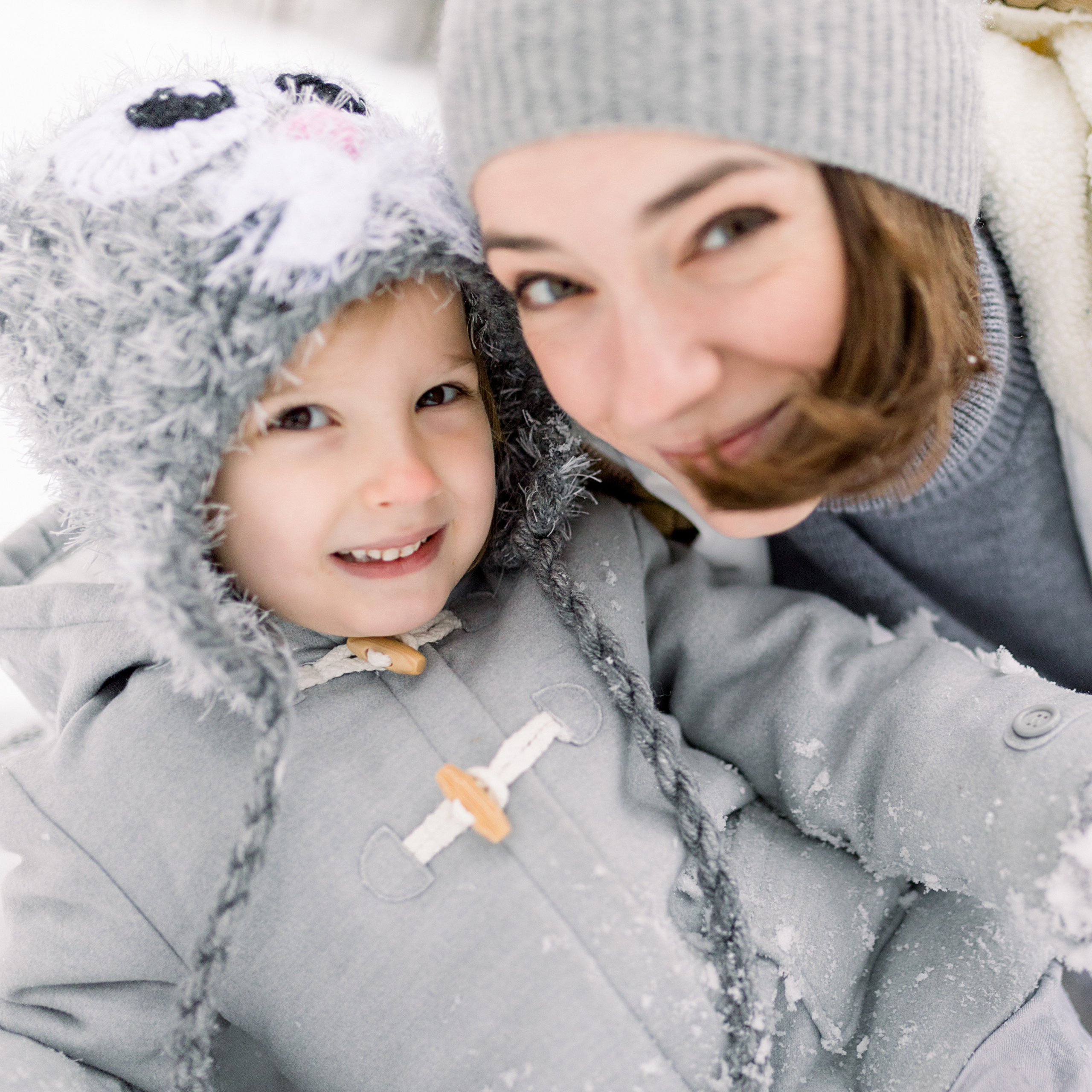 Зимняя семейная фотосессия. Лена Крутова. Фотограф в Москве