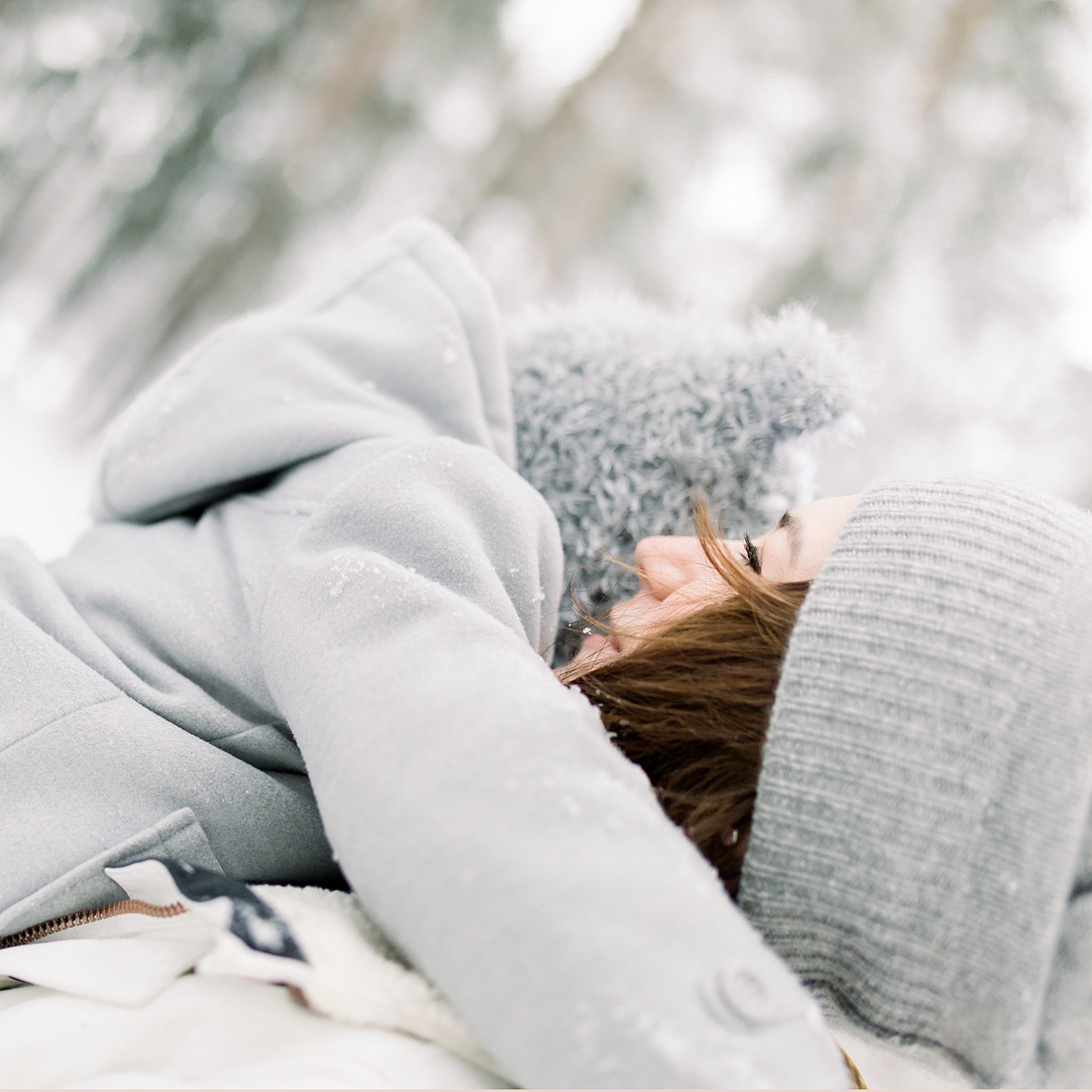 Зимняя семейная фотосессия. Лена Крутова. Фотограф в Москве