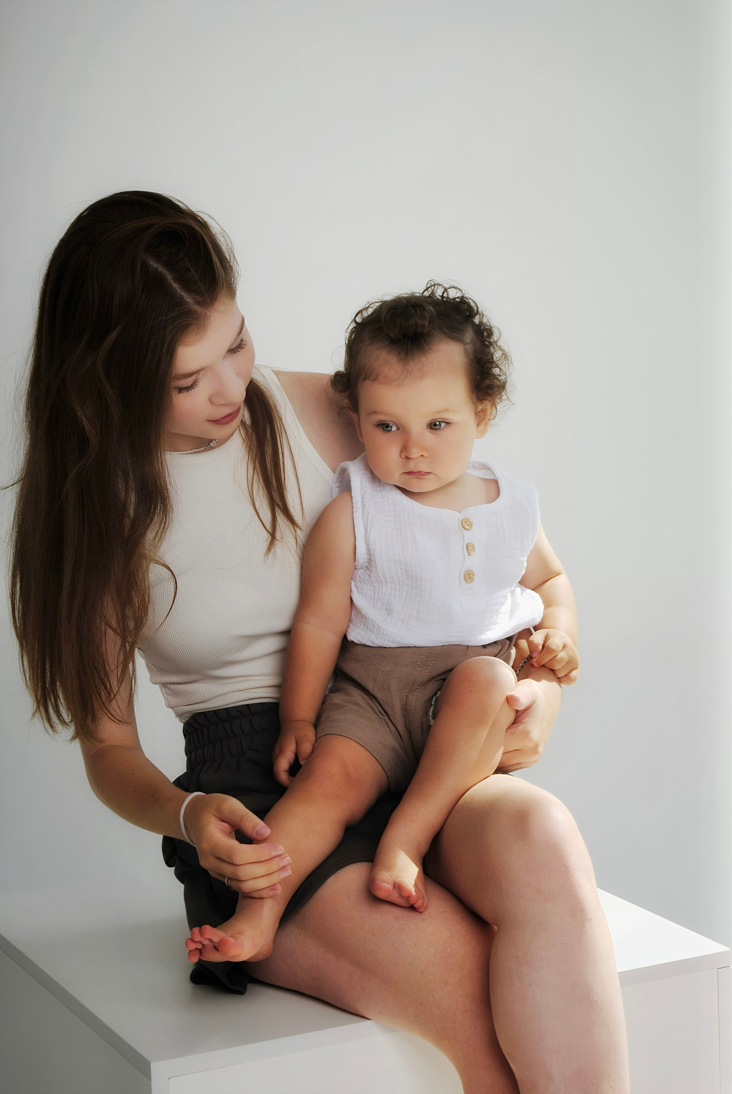 Владислава и дочь. Фотограф Мария Мусаелян