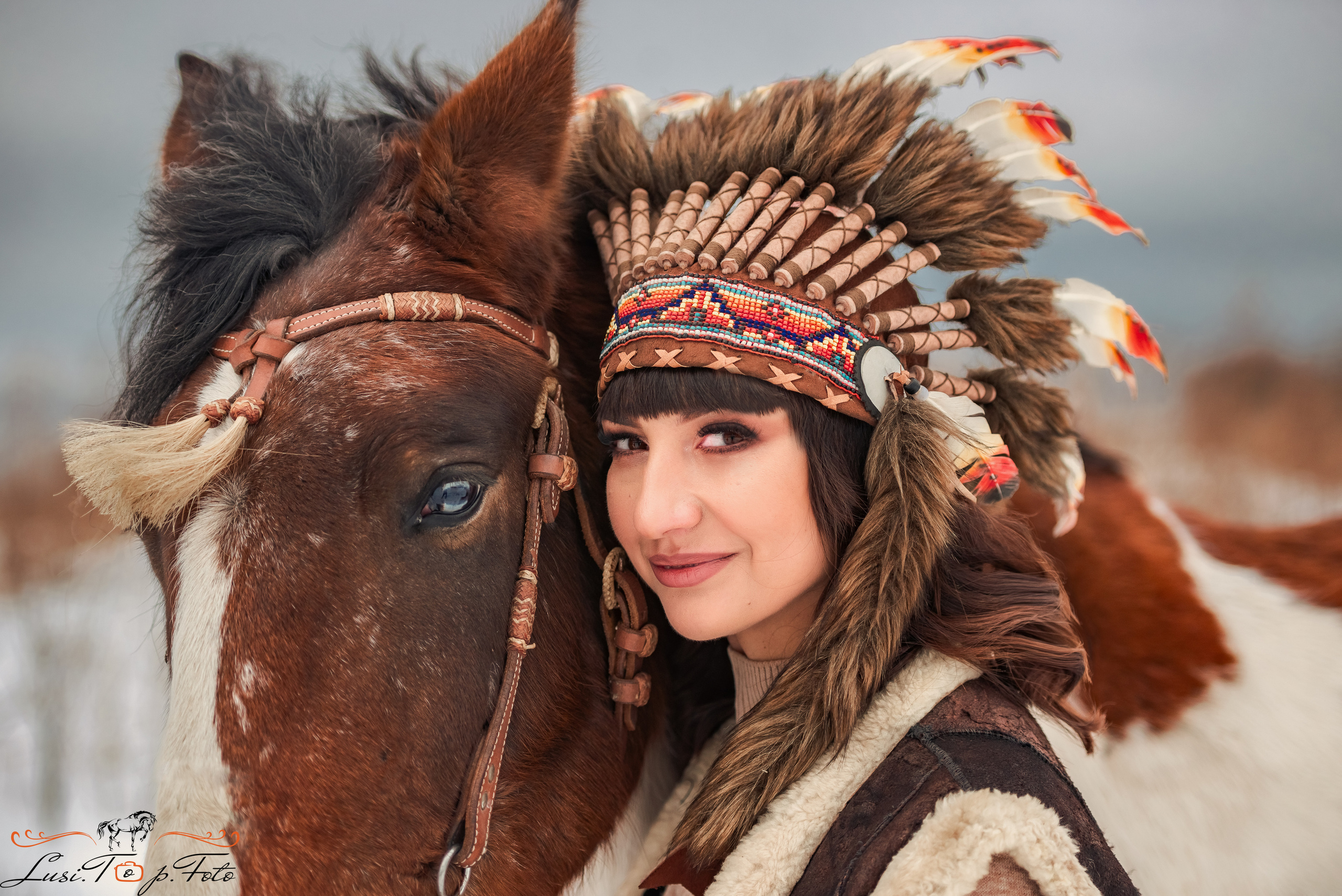 Фотосессии с лошадьми. Конный и фотограф с животными в Твери Топталова Люся