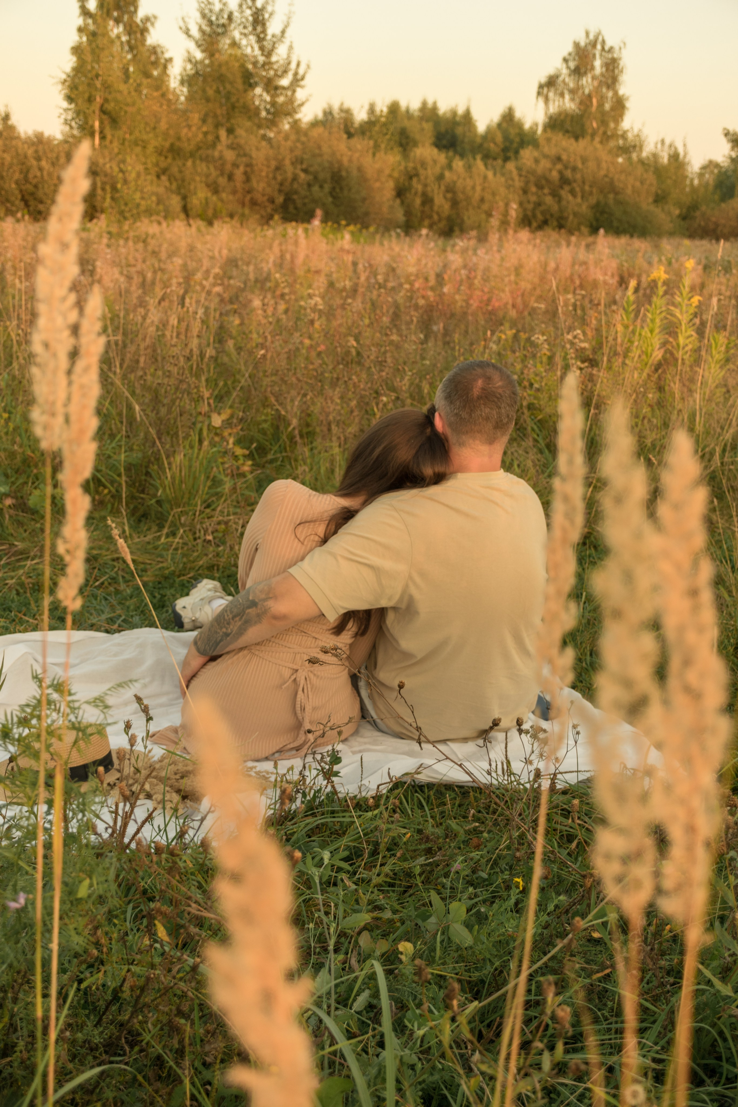 Алина и Влад на закате. Фотограф в Павловском Посаде, Москве Елена Фролова