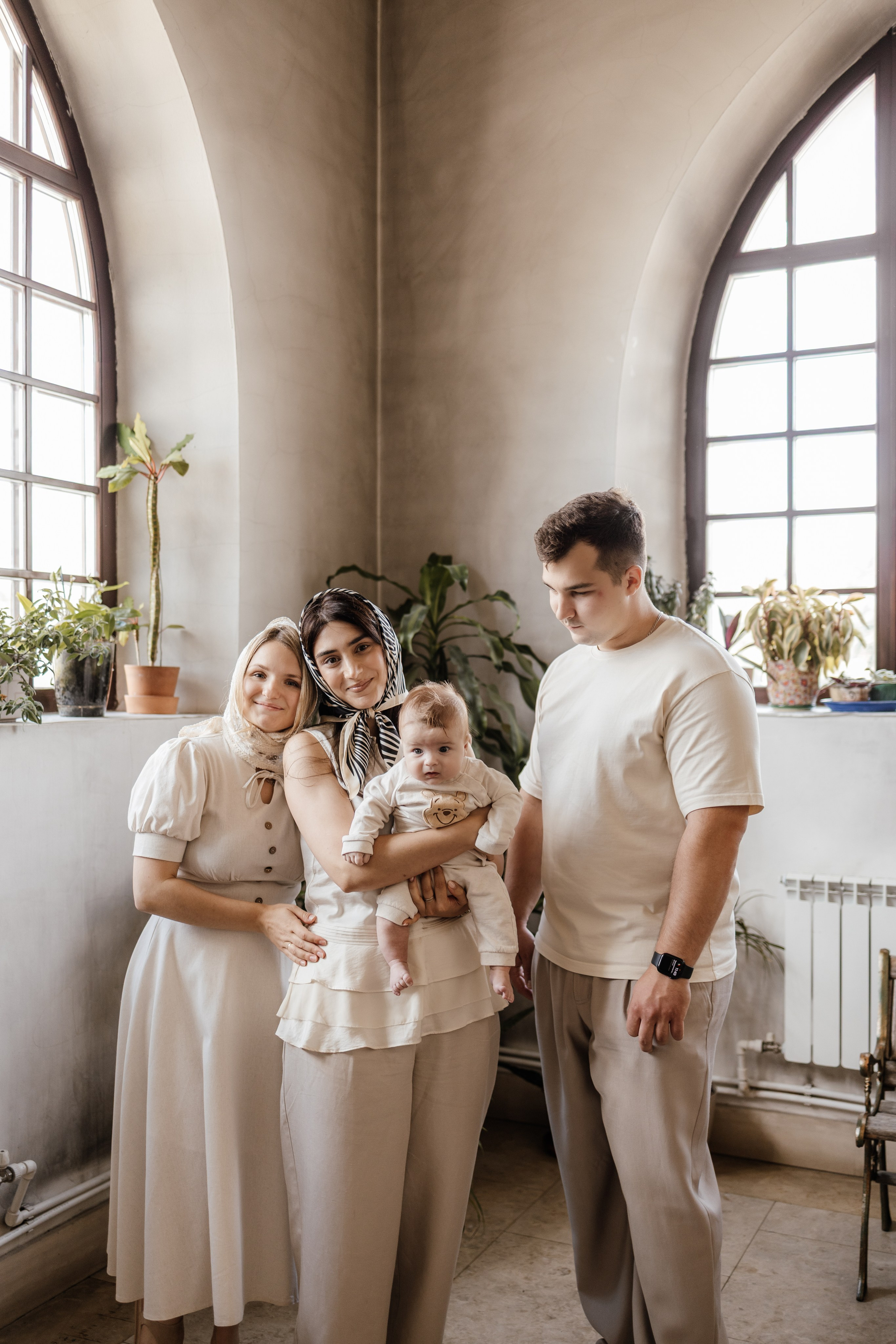 Таинство Крещения Саши. Фотограф новорождённых Newborn Москва