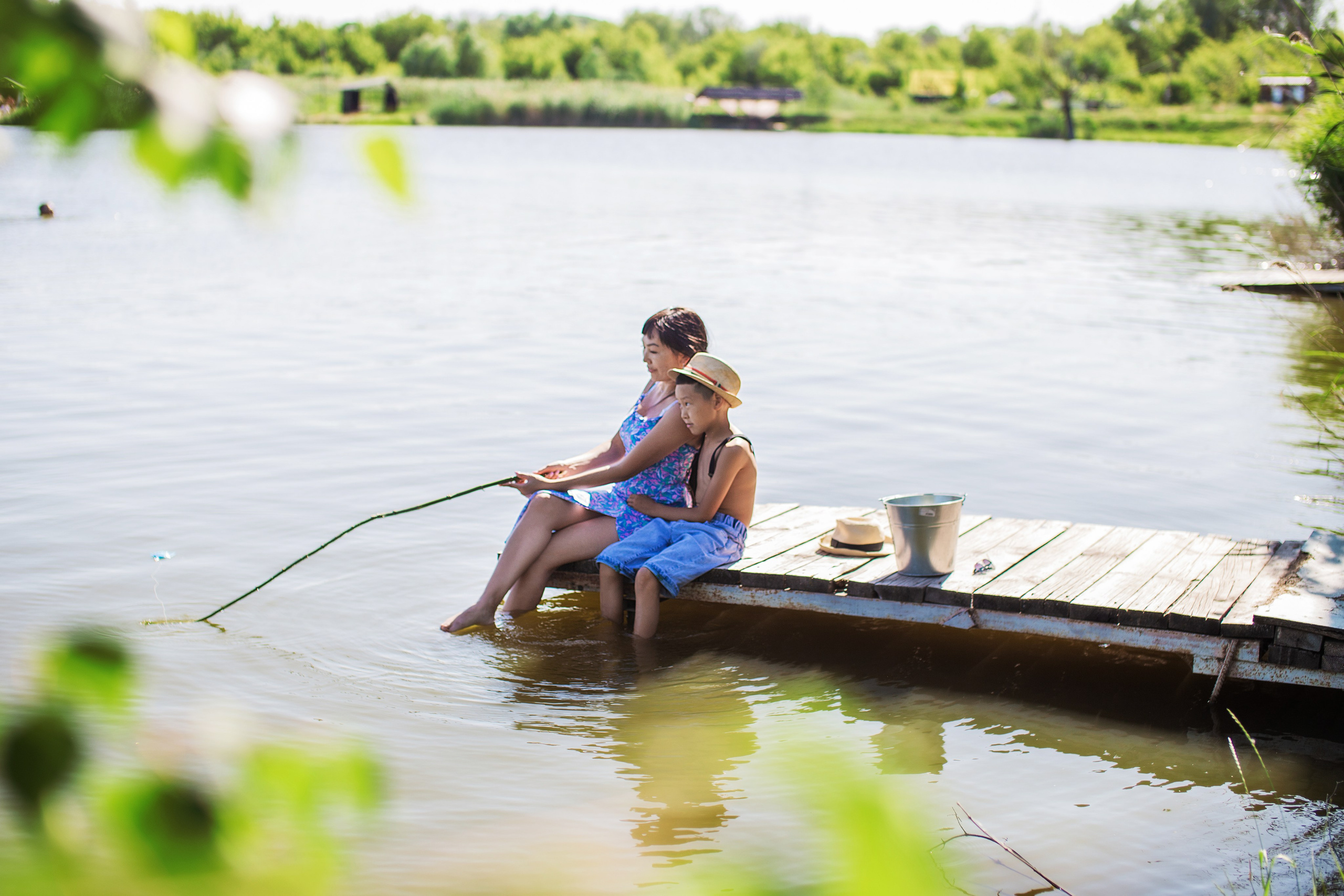 На рыбалке. Семейный фотограф в Саратове