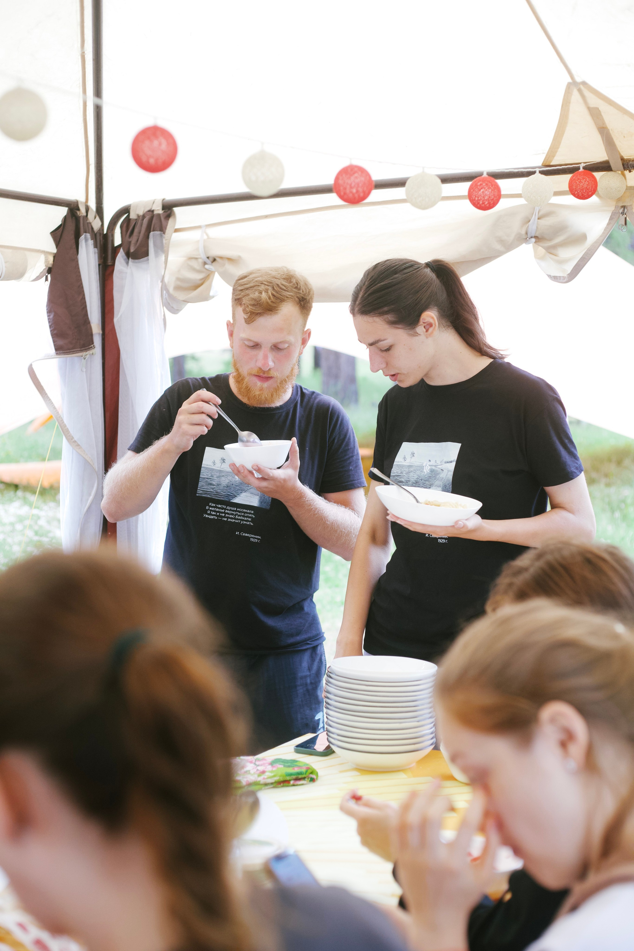 Лето 2024 / палатки. 1642 — первый лагерь для взрослых на Байкале