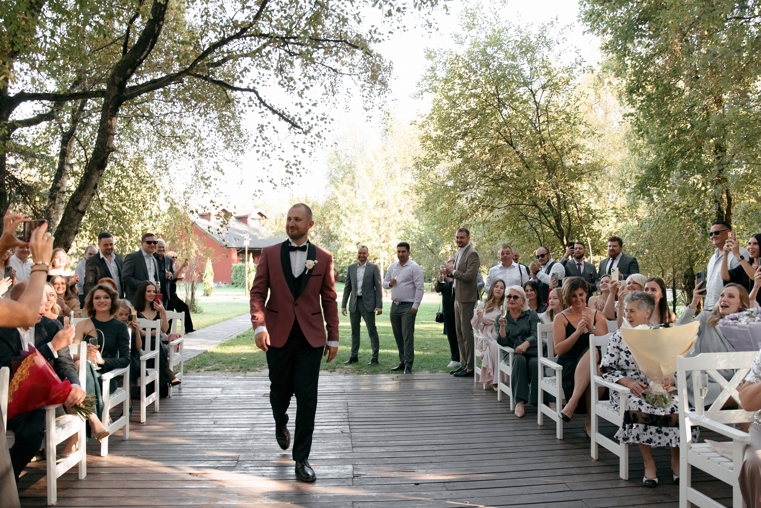 Золотая осень Андрея и Дарьи в Art Village Club. Свадебный фотограф Москва