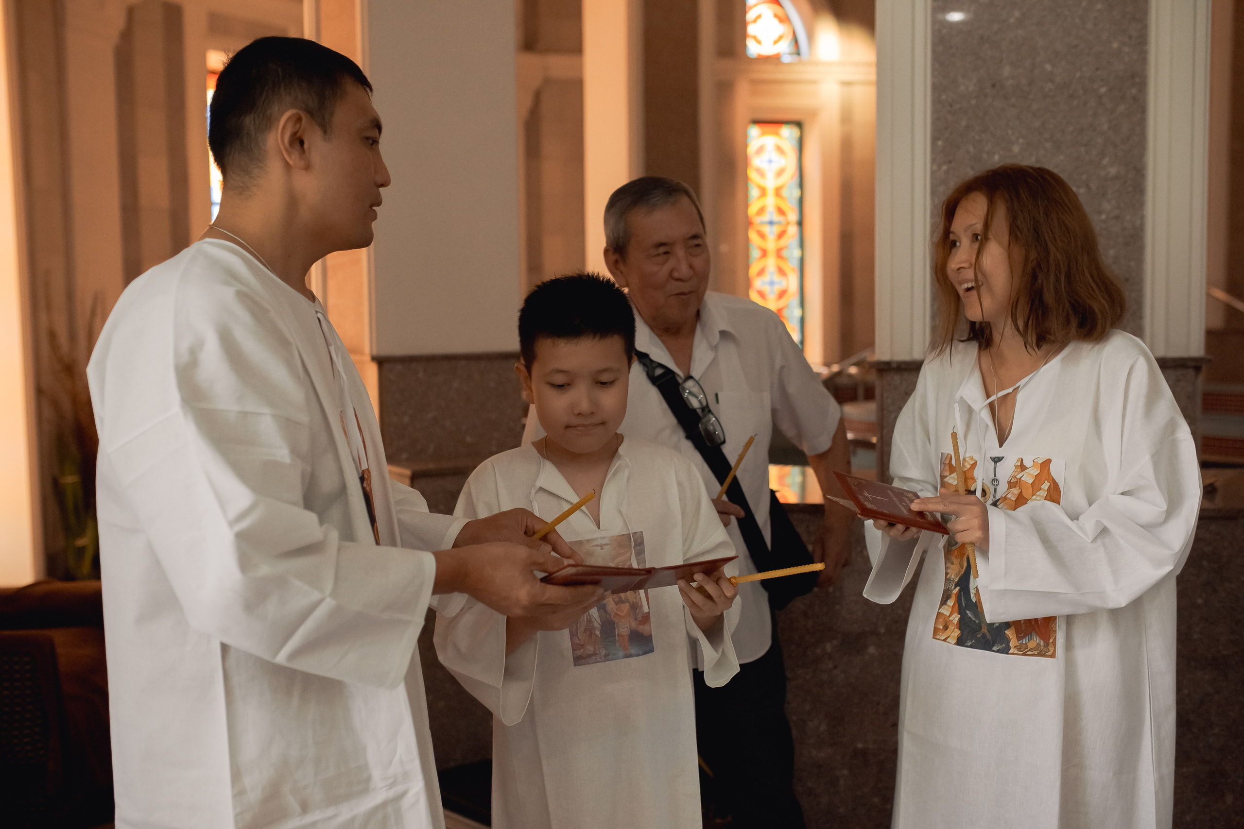 Крещение всей семьи. Фотограф на Крещение и Венчание в Ташкенте