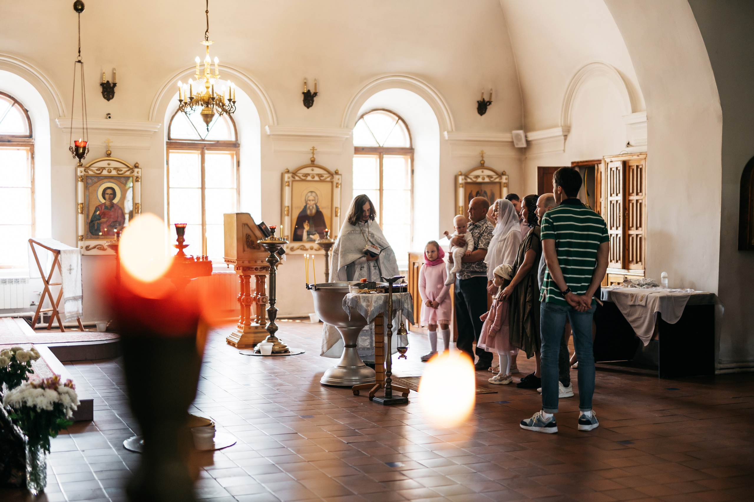 Крещение Федора. Алёна Хомич. Свадебный и семейный фотограф Коломна, Москва