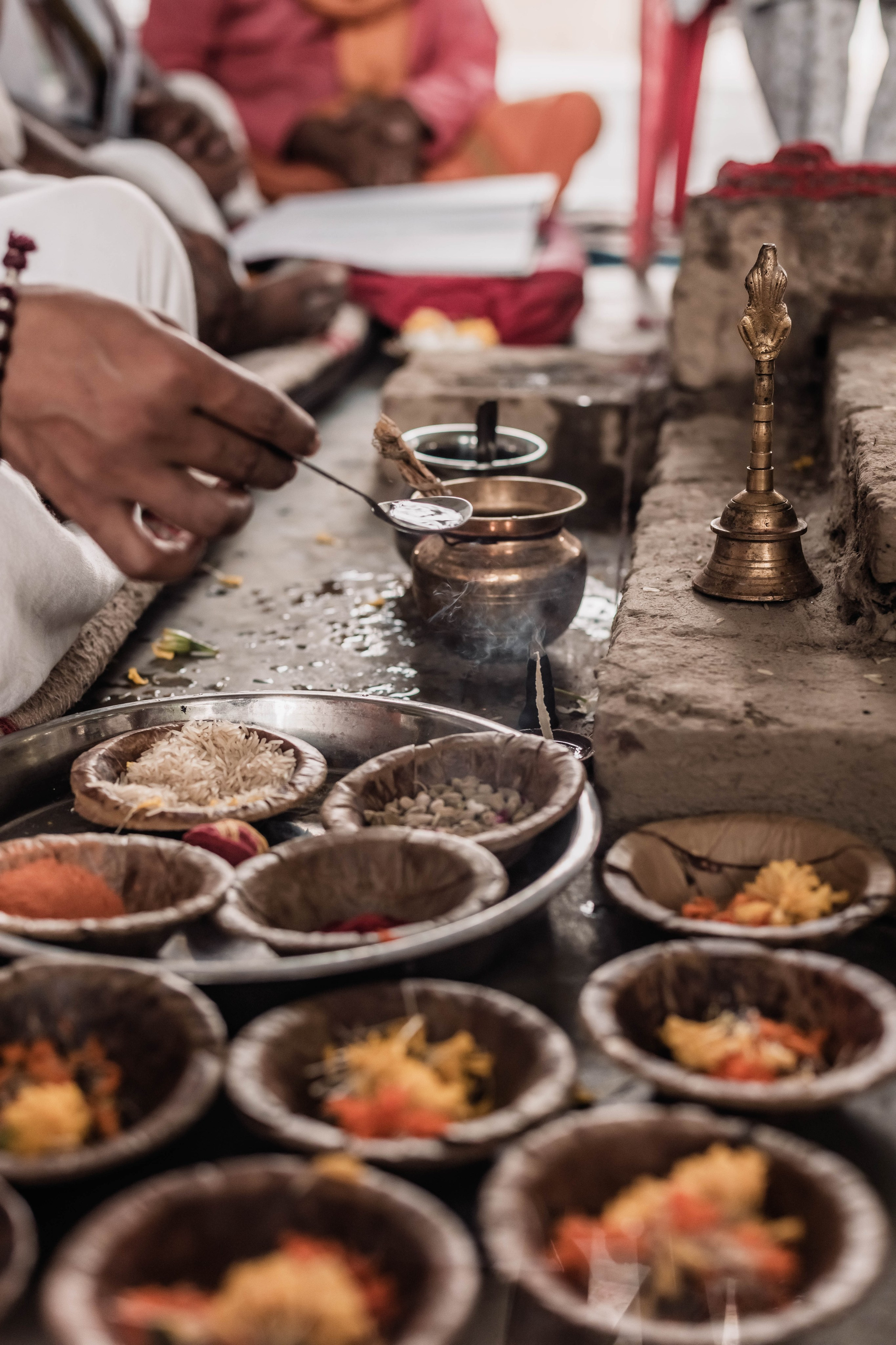 Pitri Paksha yagyas & poojas Devraha Baba ji ashram. Mariam Bagdasaryan