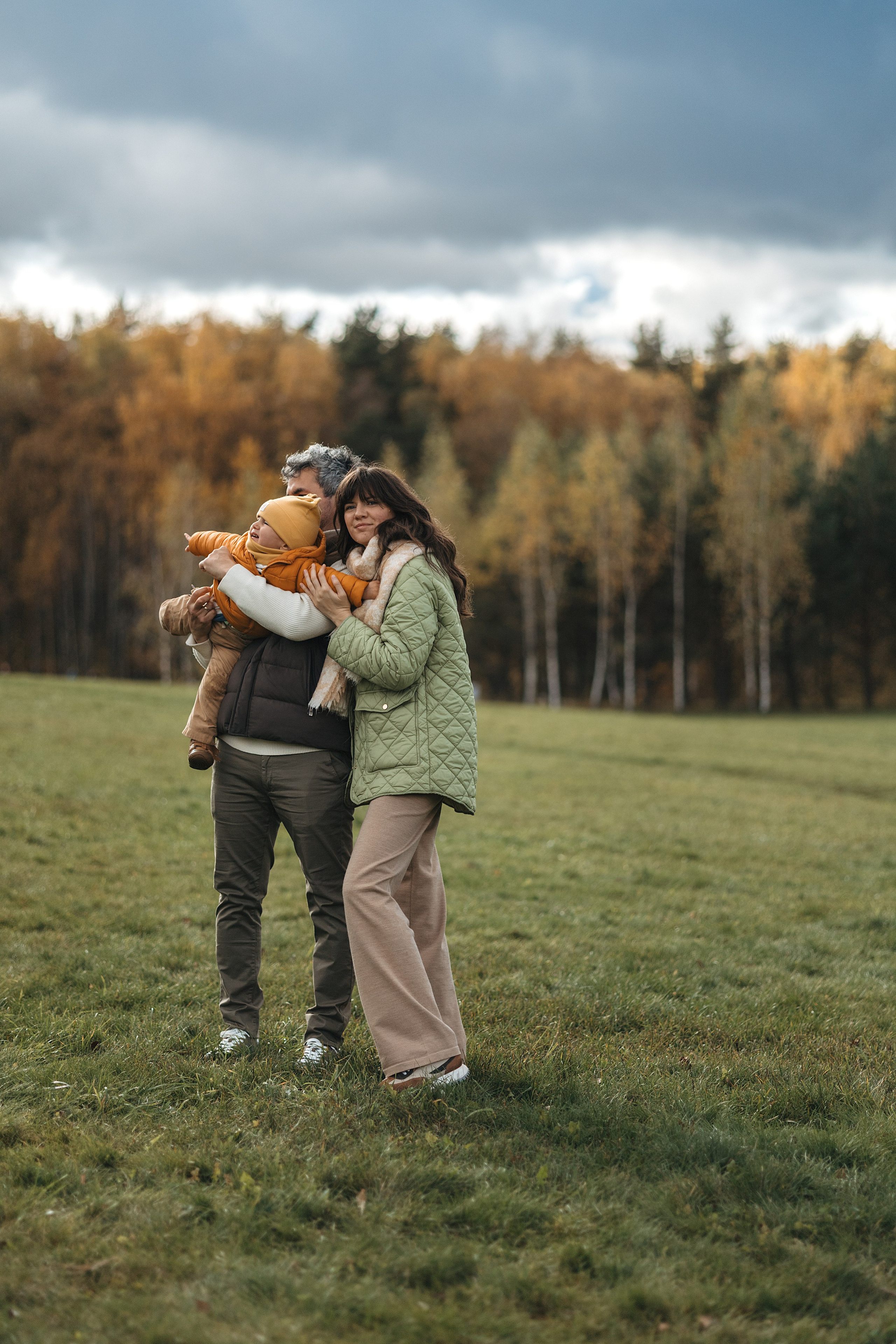 Осенняя семейная съемка. Фотограф Анималист в Москве Анастасия Жучкова