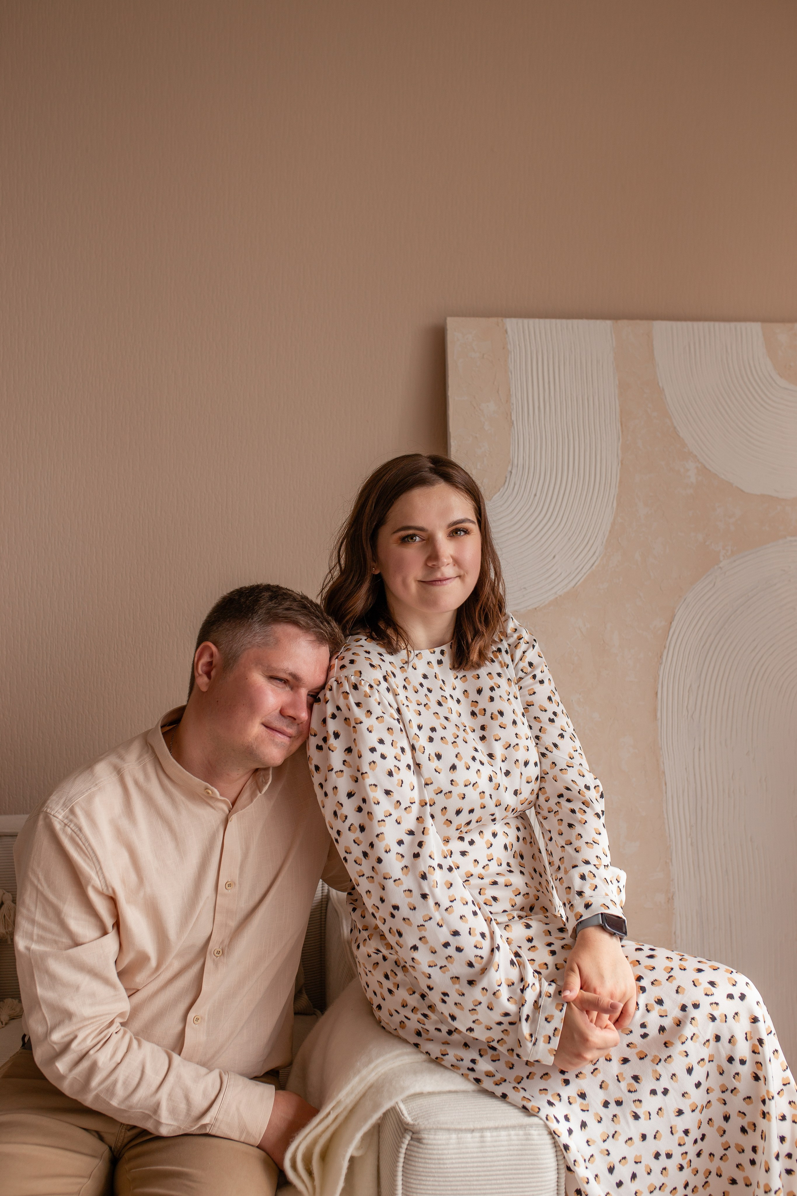 Надежда, Григорий и Ваня с семьёй