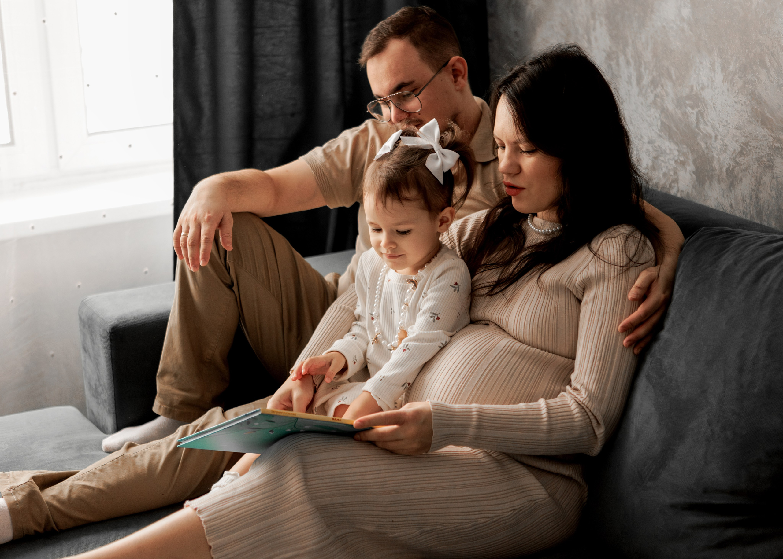 Домашняя съемка Анастасии. Семейный и детский фотограф в Москве Юлия